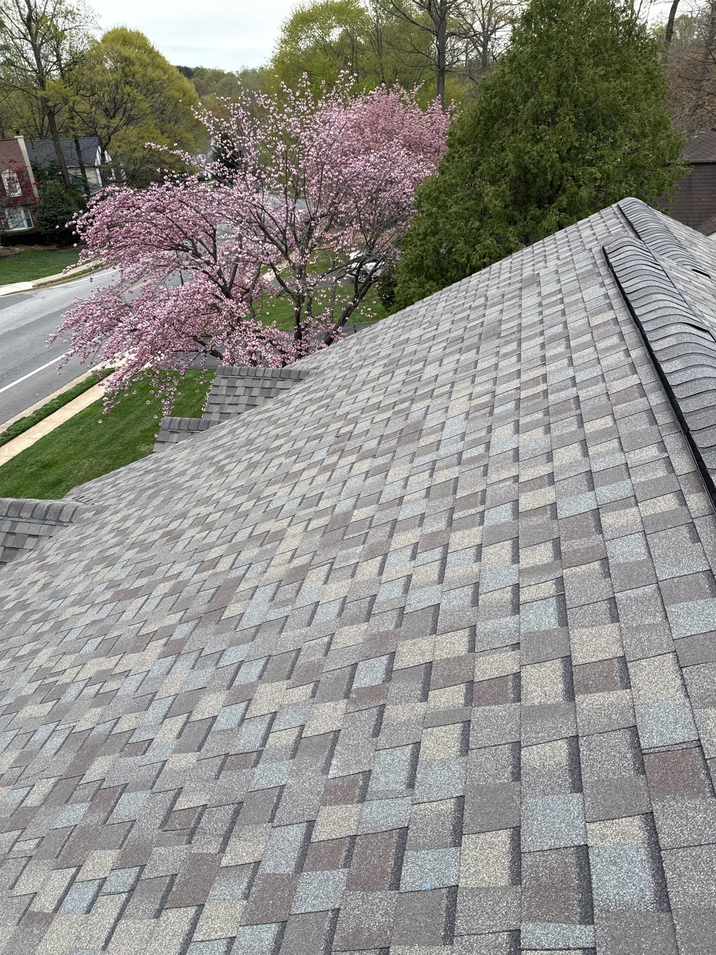 Burke: Residential Roof Replacement with CertainTeed Landmark Pro in Max Def Weathered Wood by RM Banning, Inc.