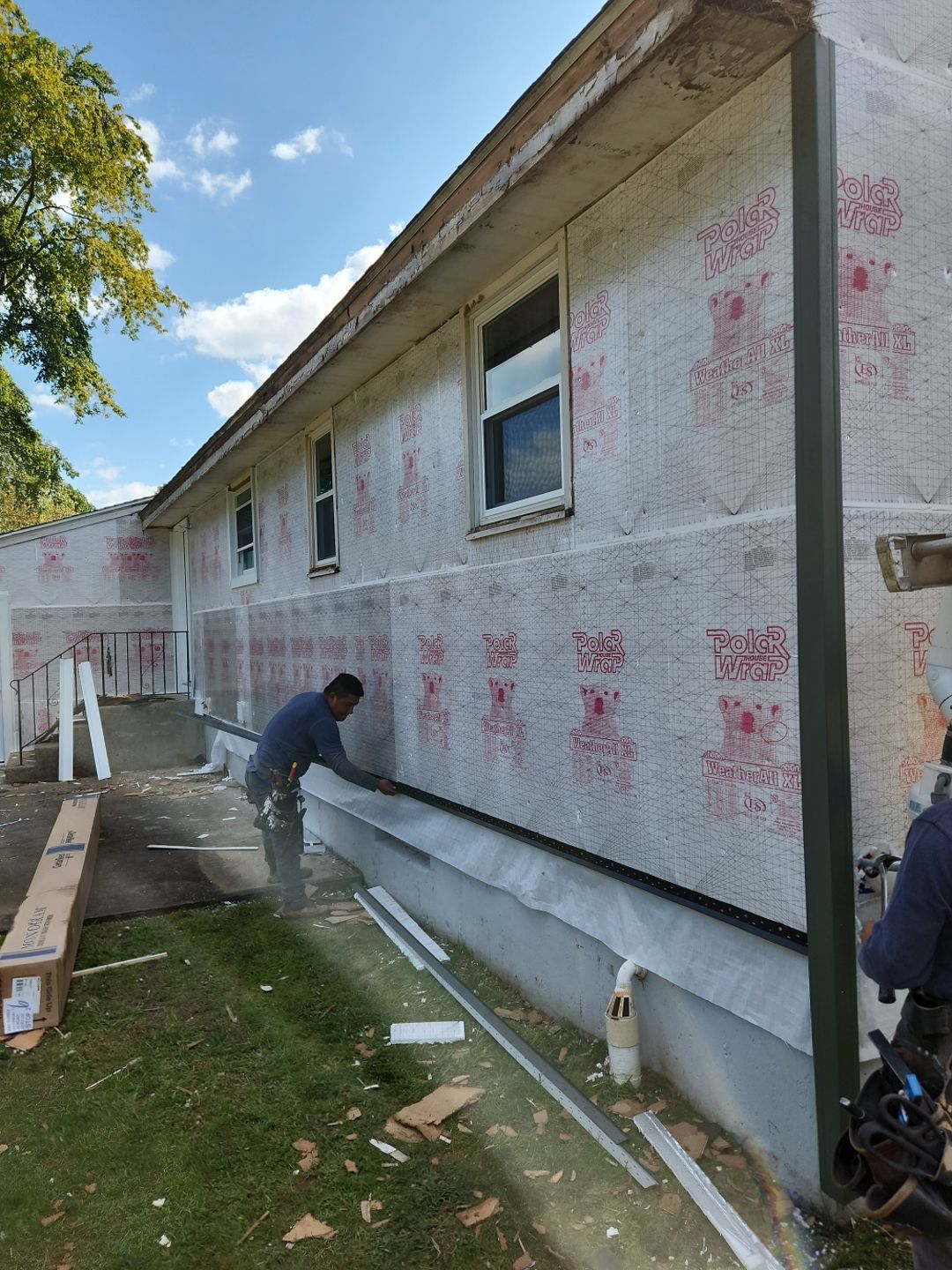Siding Installation using Certainteed Monogram Forest Green by A Plus Exterior