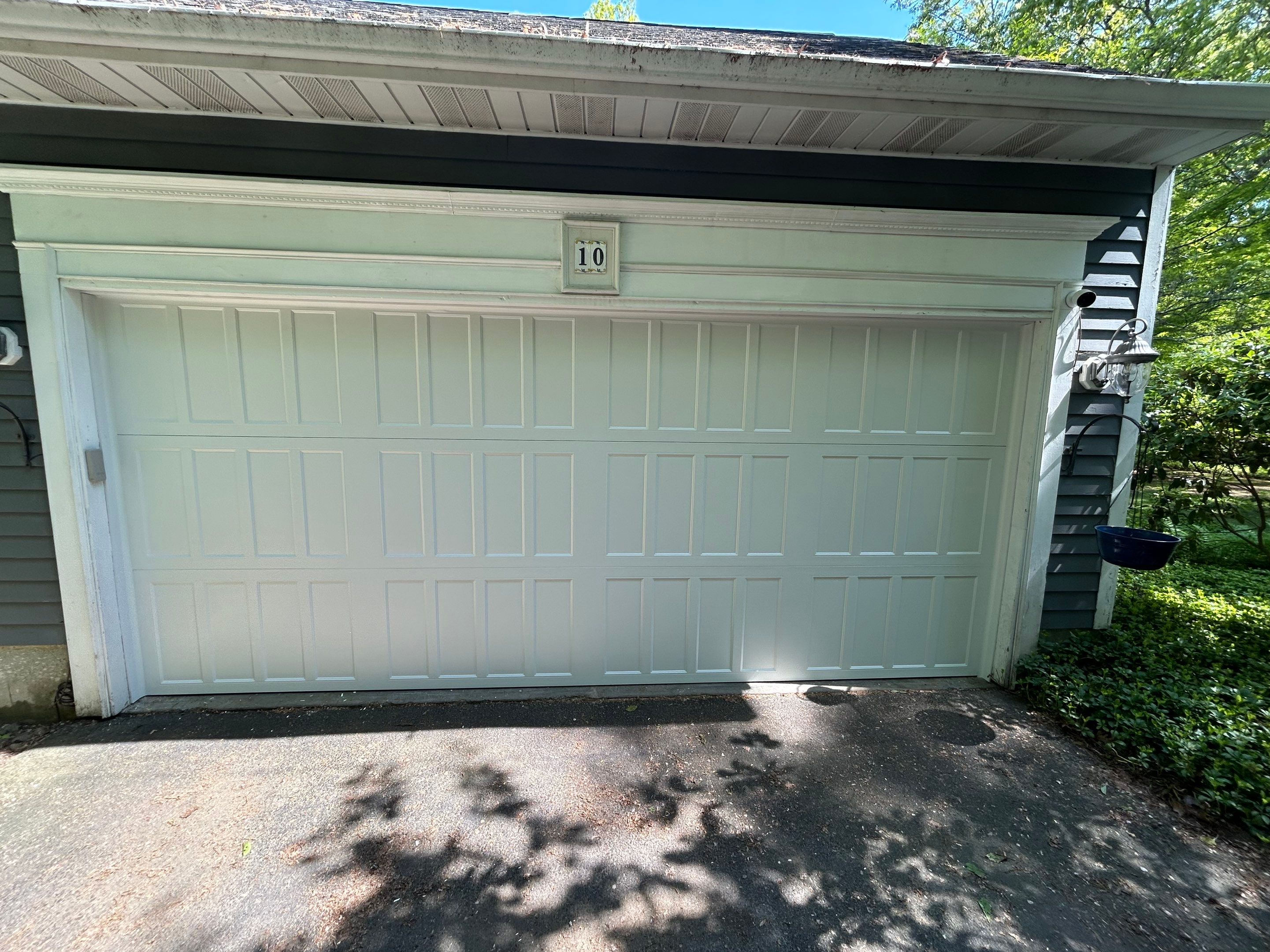 Garage Door Installation using Amarr Olympus Garage door by DiGiorgi Roofing and Siding Inc