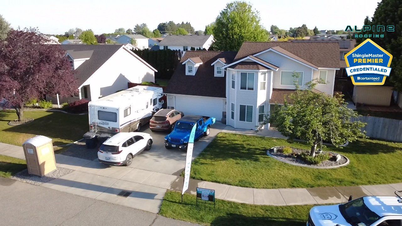 Residential Roof Replacement and Architectural Shingle Installation on Chelan Ct Pasco, WA by Alpine Roofing