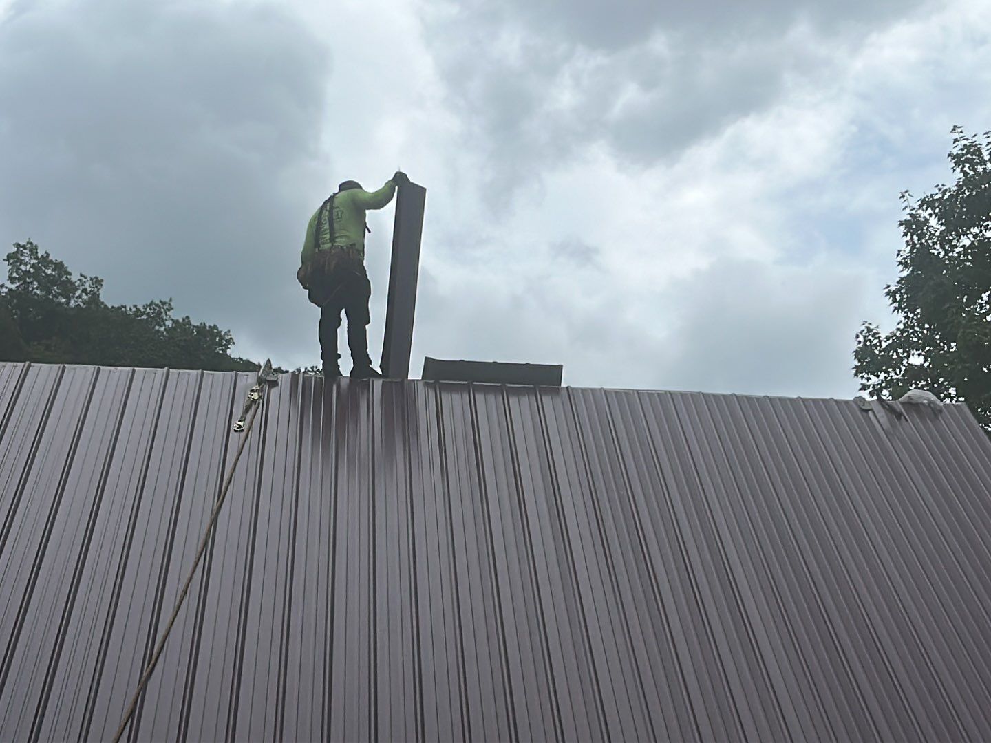 Residential Roofing Installation using Metal by Mr. Roofer