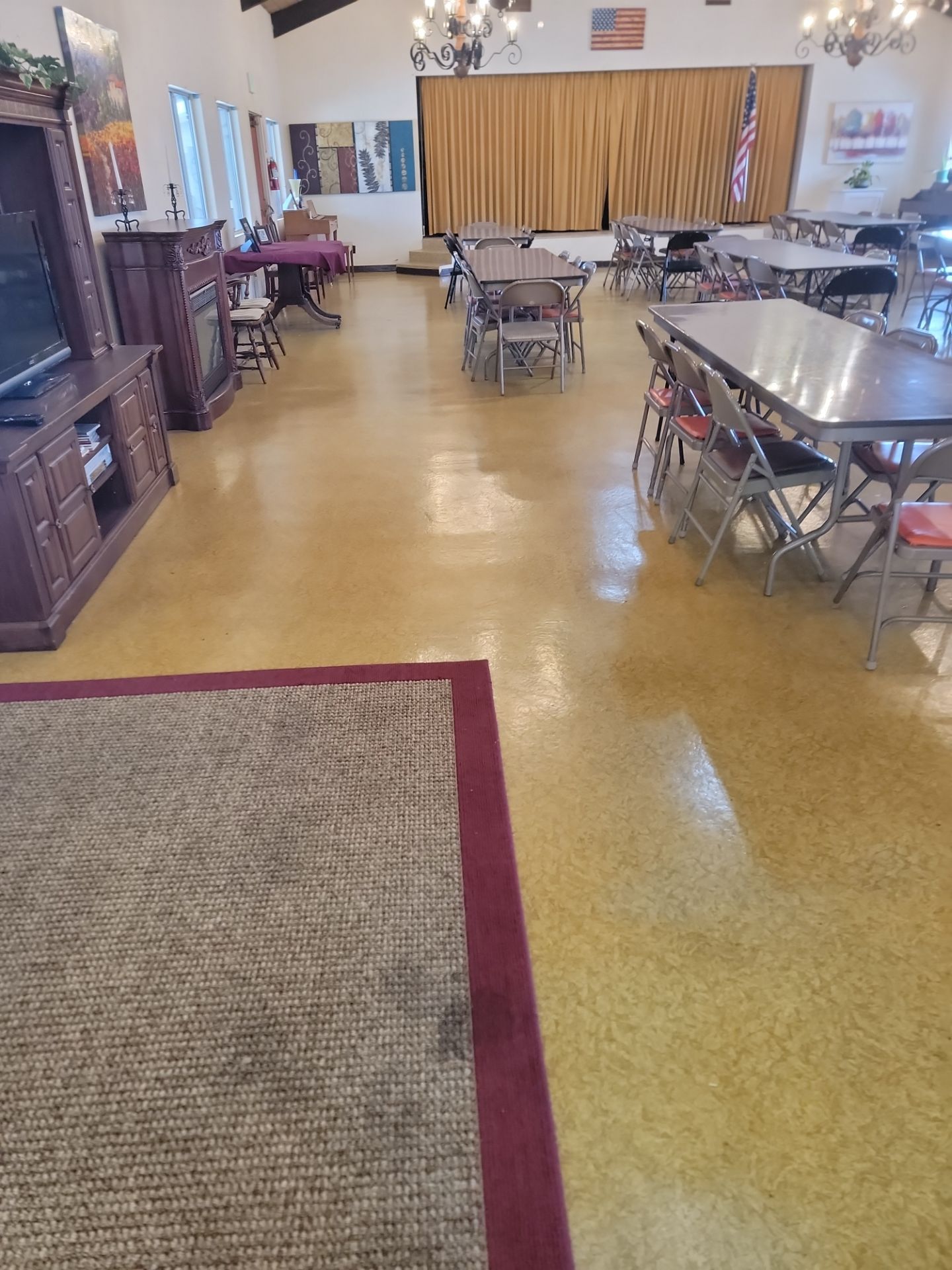 Interior Clubhouse at Hacienda Mobile home park by MGP Coatings
