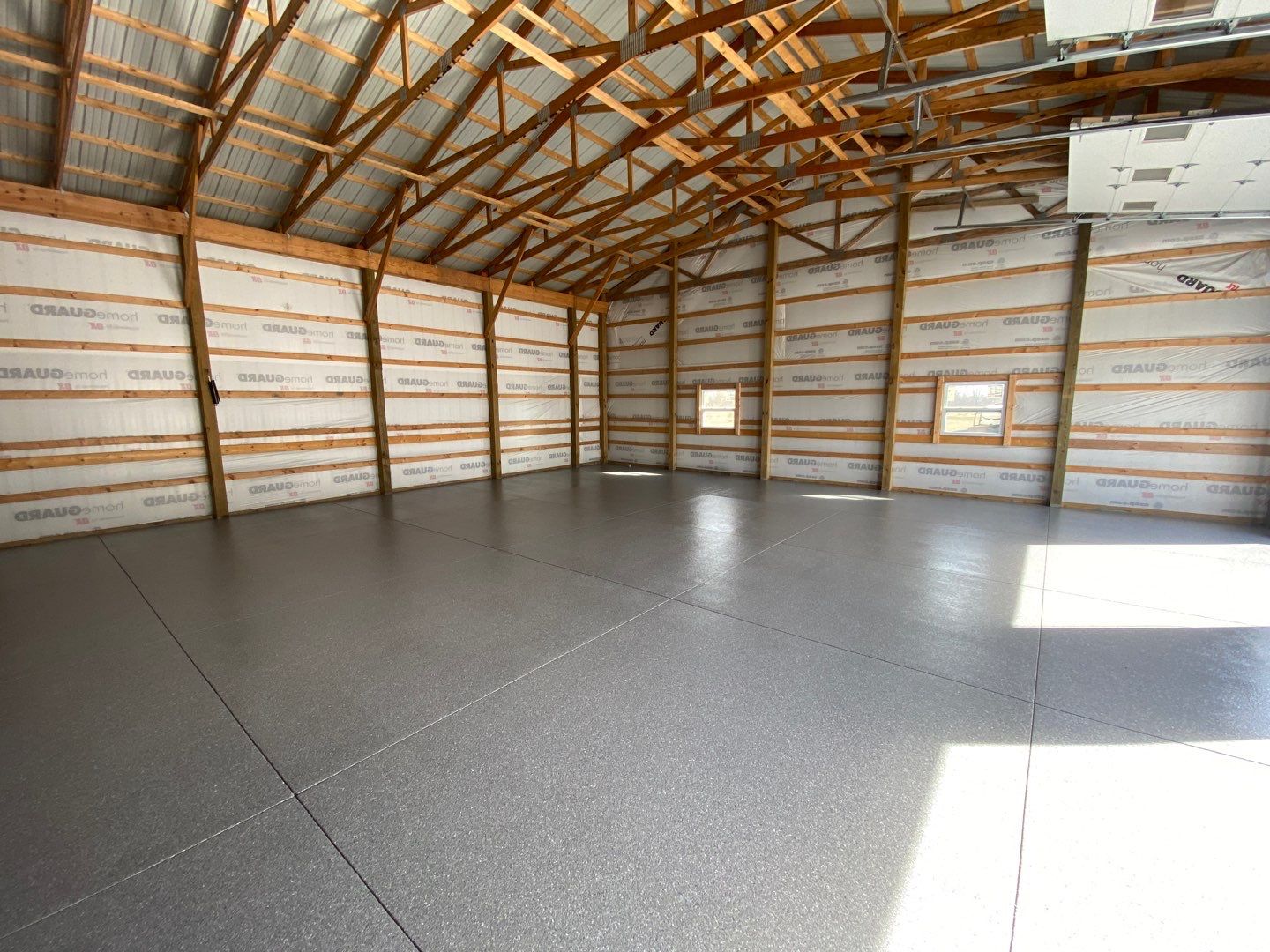 Garage, Barn and Patio Floor using Granite by Your1DayFloor.com
