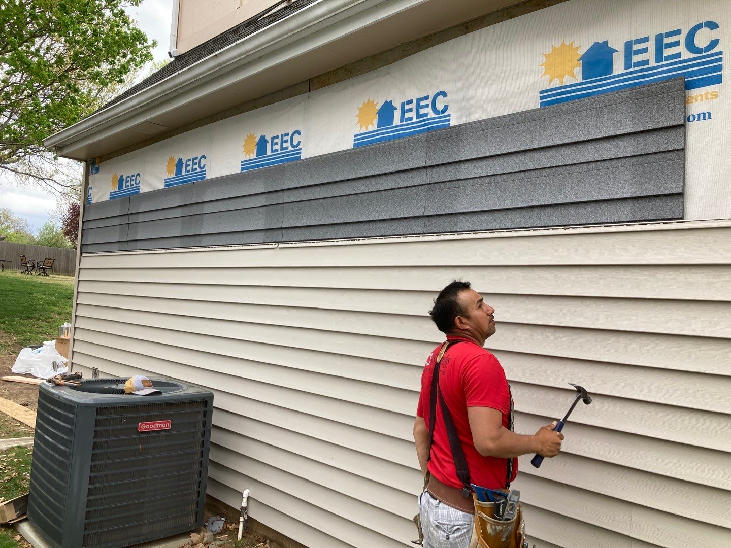 Siding Installation using Market Square by EEC  Windows, Siding & Roofing 