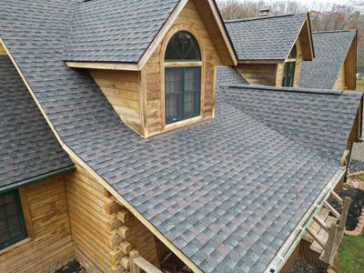 Residential Roofing Installation using Timberline HDZ Shingles - Williamsburg Slate