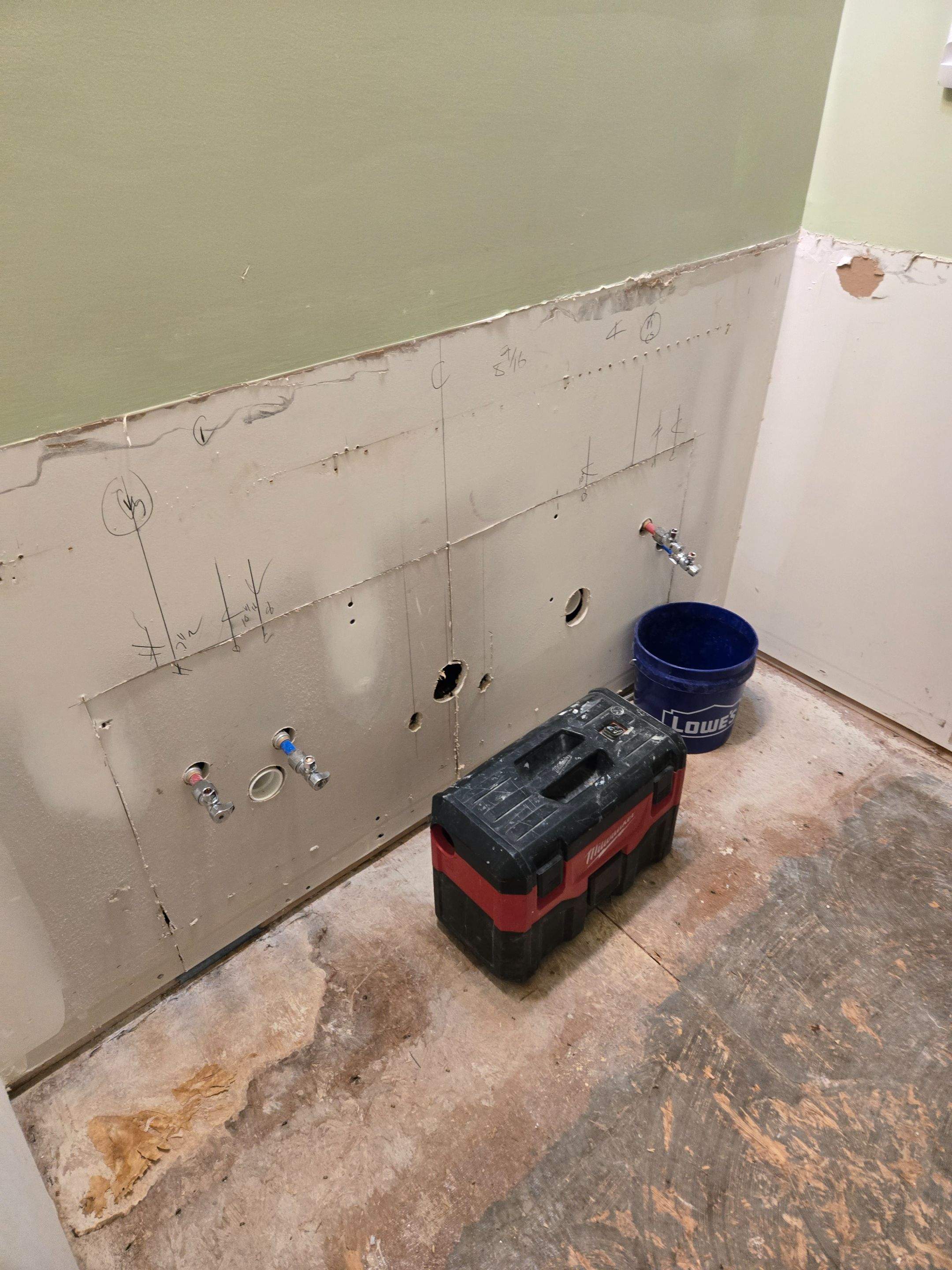 Bathroom Upgrade using Ship Lap by A Step Above Handy LLC 