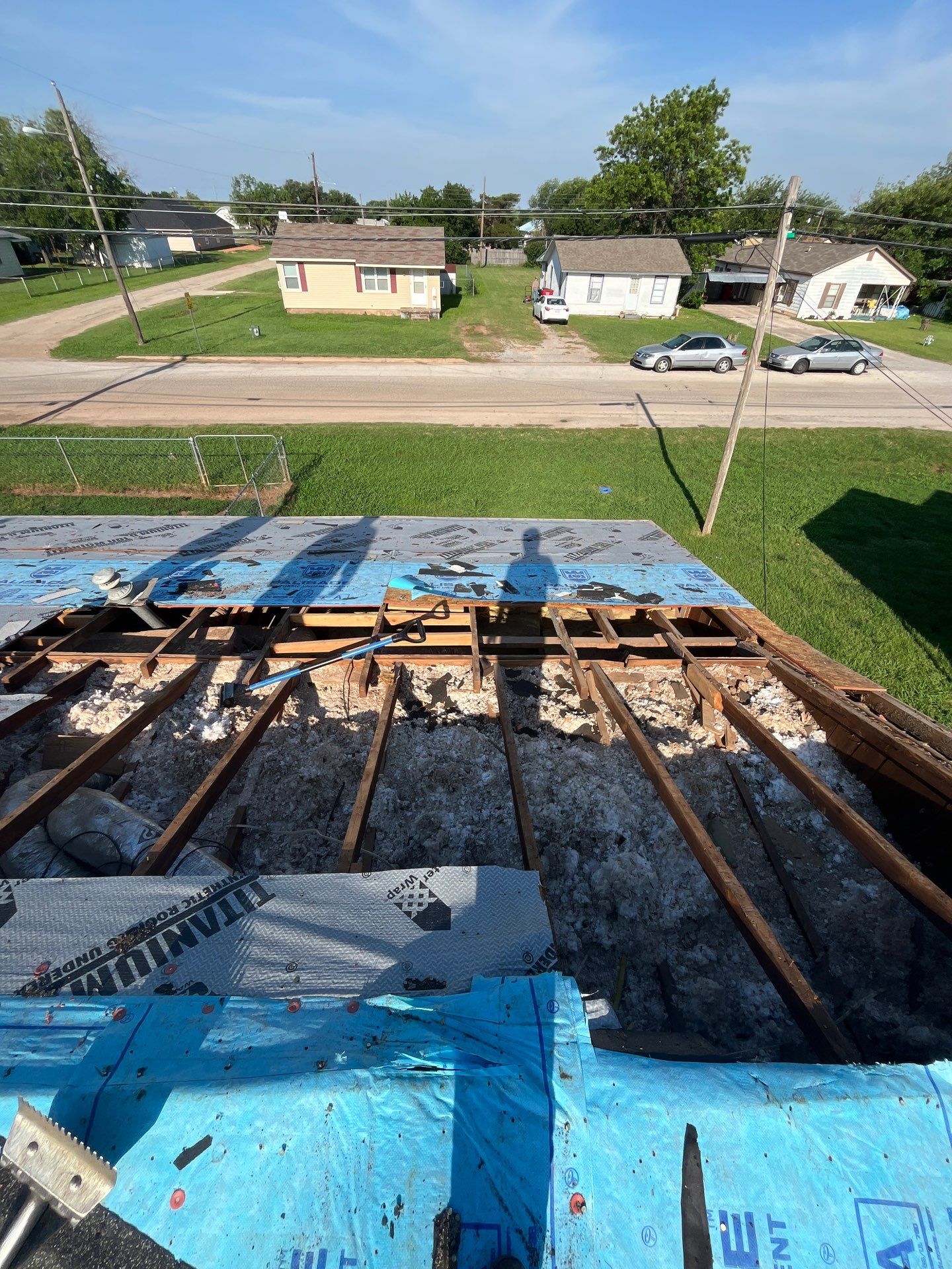 Reroof with Full Redeck by Berry Good Roofing 