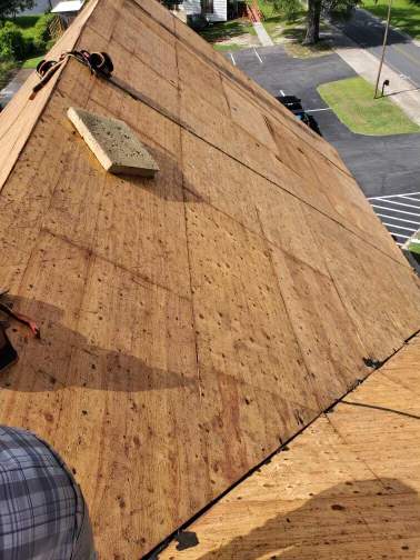 Commercial Roofing Installation - East Laurinburg Baptist Church by American Roofing NC