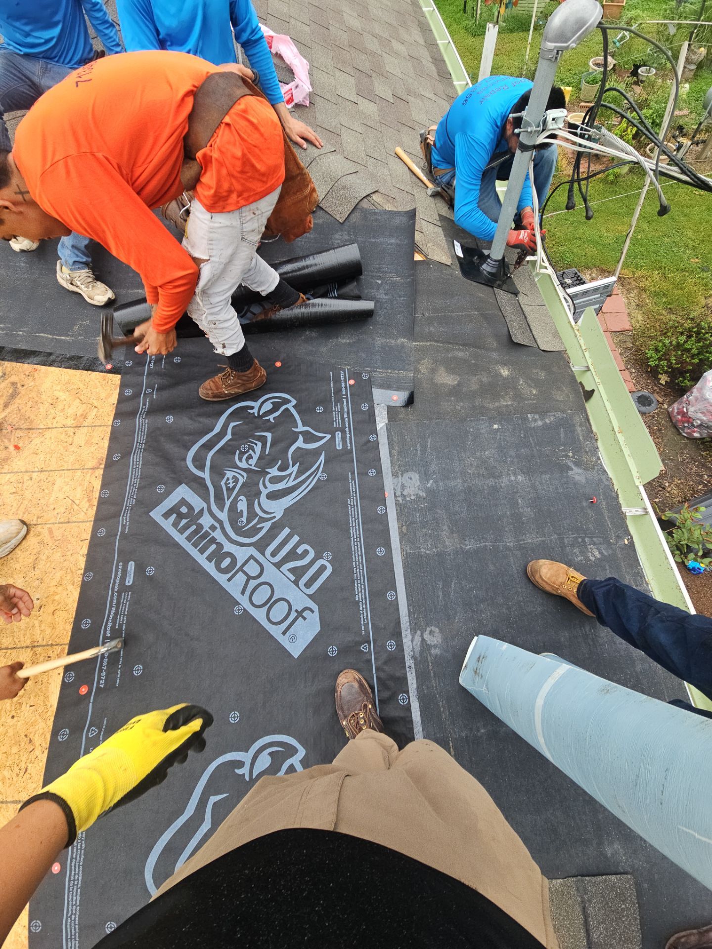 Residential Roofing Installation using Owen's Corning Duration (Lifetime) Shingles by Roof Repair Company