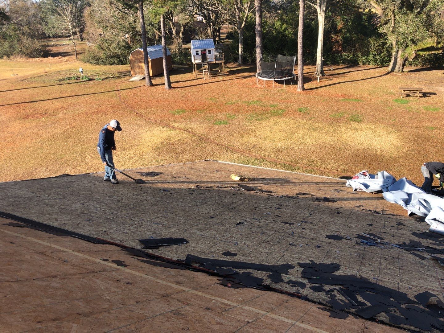Residential Roofing Installation using Roof Replacement by American Roofing & Construction LLC