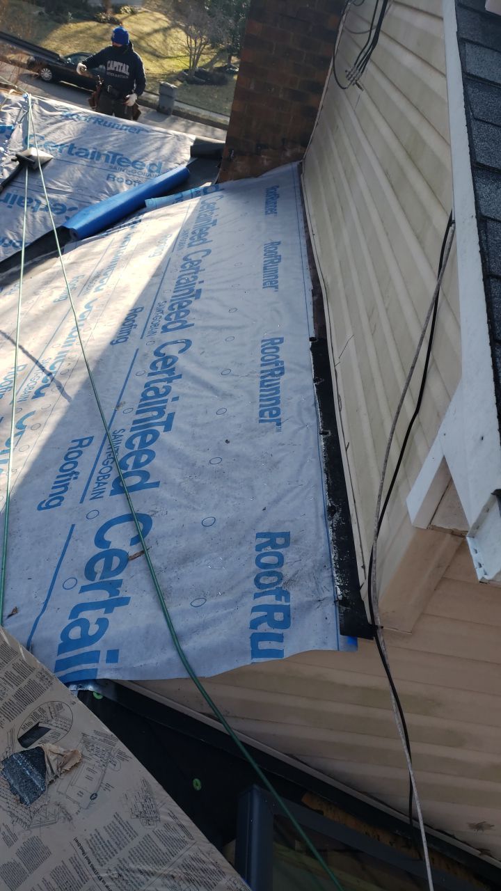 Burke Certainteed Landmark Pro MD Colonial Slate New Roof Installation by RM Banning, Inc.