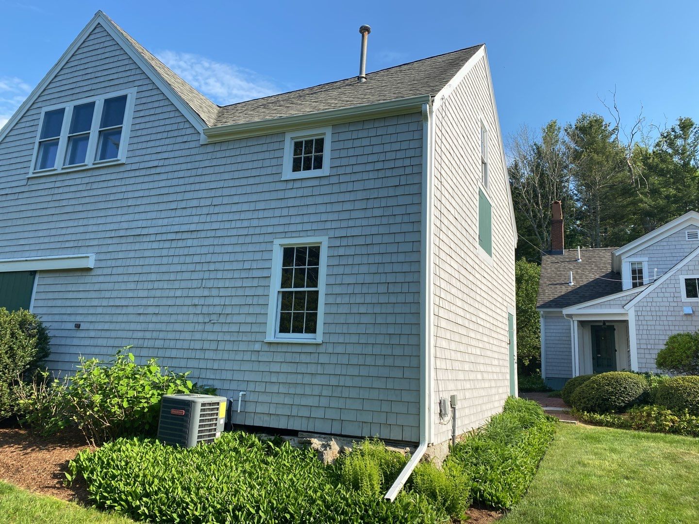 Gutter Installation using Two Styles of Gutter in Duxbury, MA by Gutter Pro Enterprises