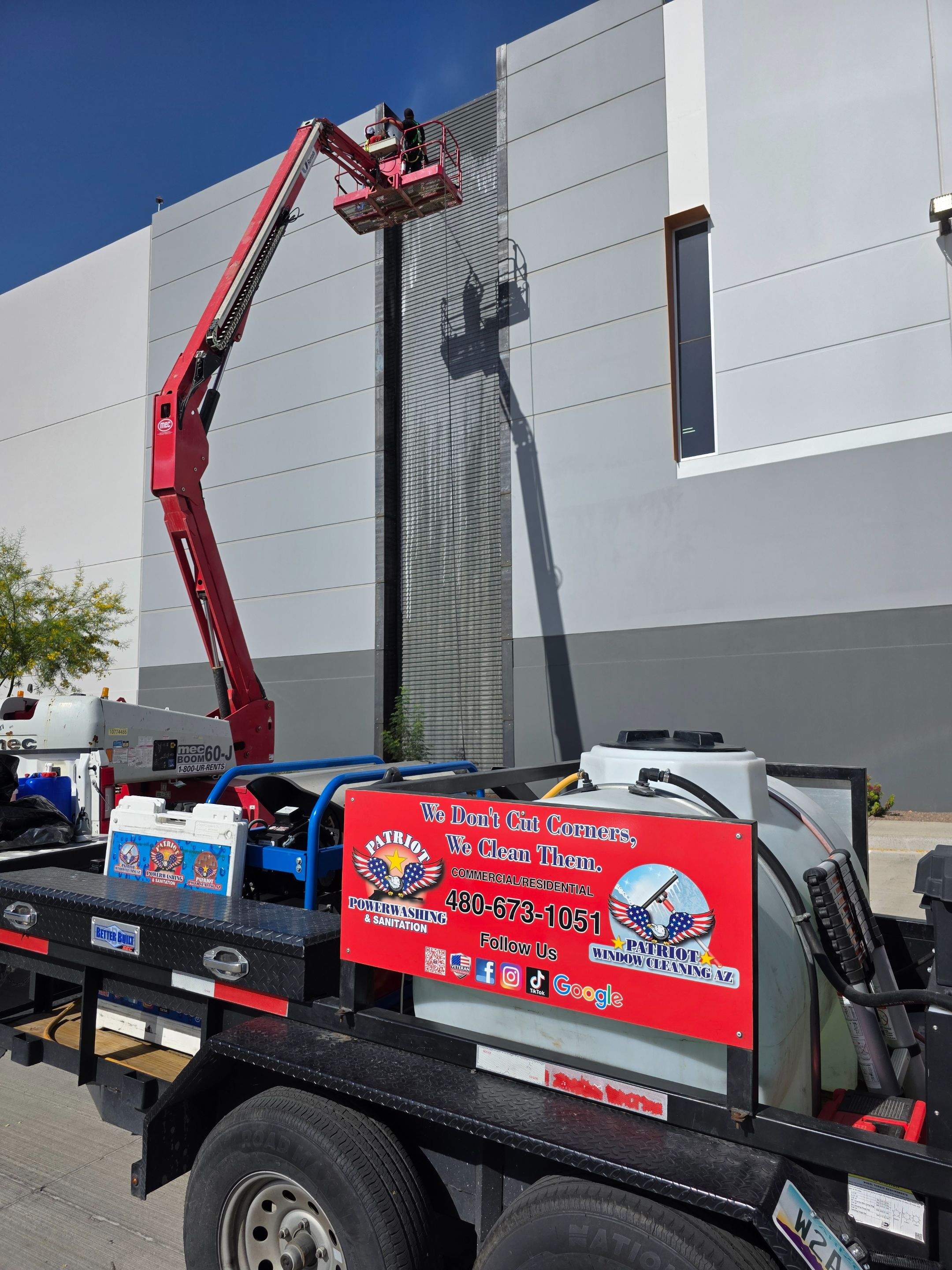 Industrial Warehouse, Silo & Exterior Cleaning | PCA – Waddell, AZ by Patriot Power Washing & Sanitation