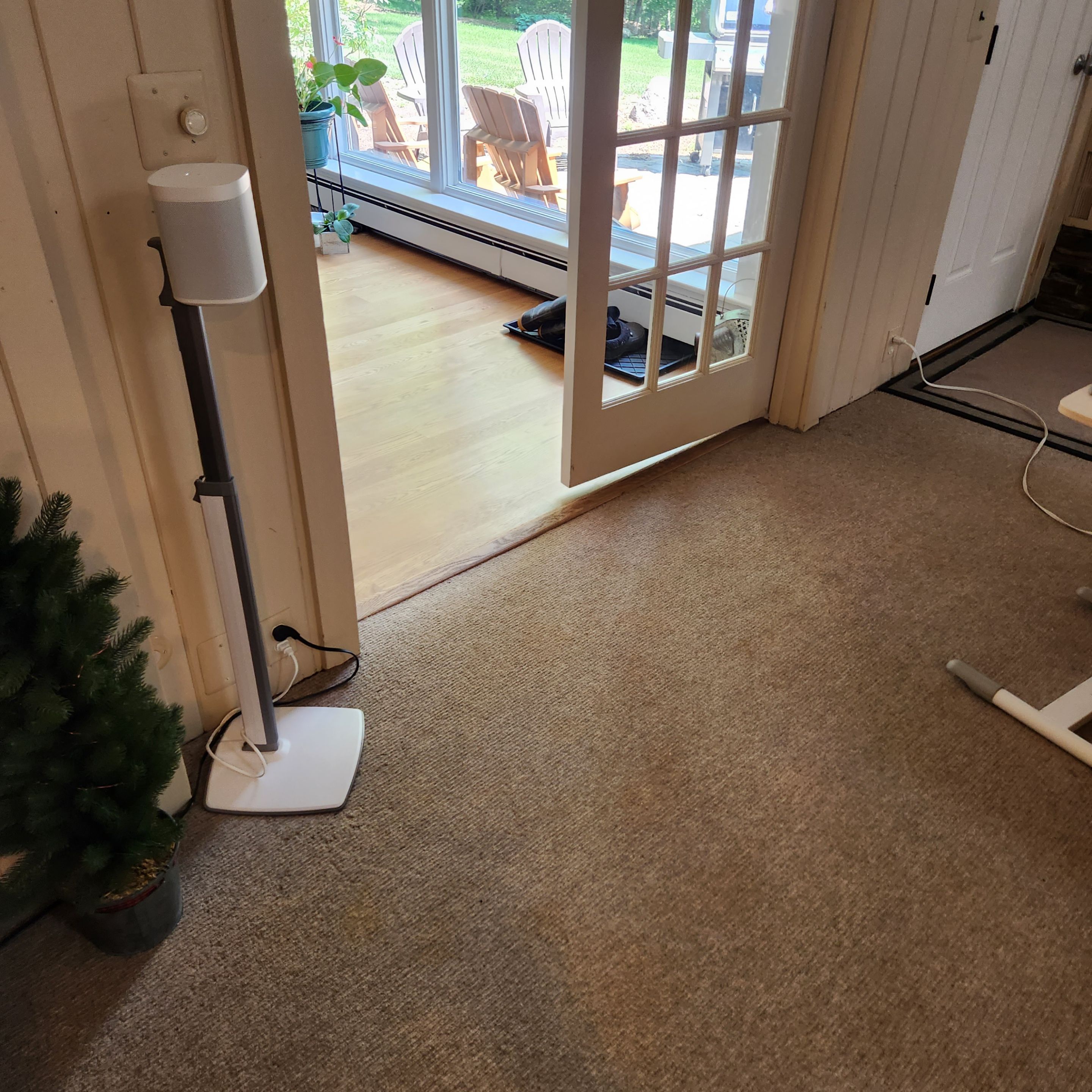Installation of 5" Engineered Unfinished White Oak by Footprints Floors Morristown