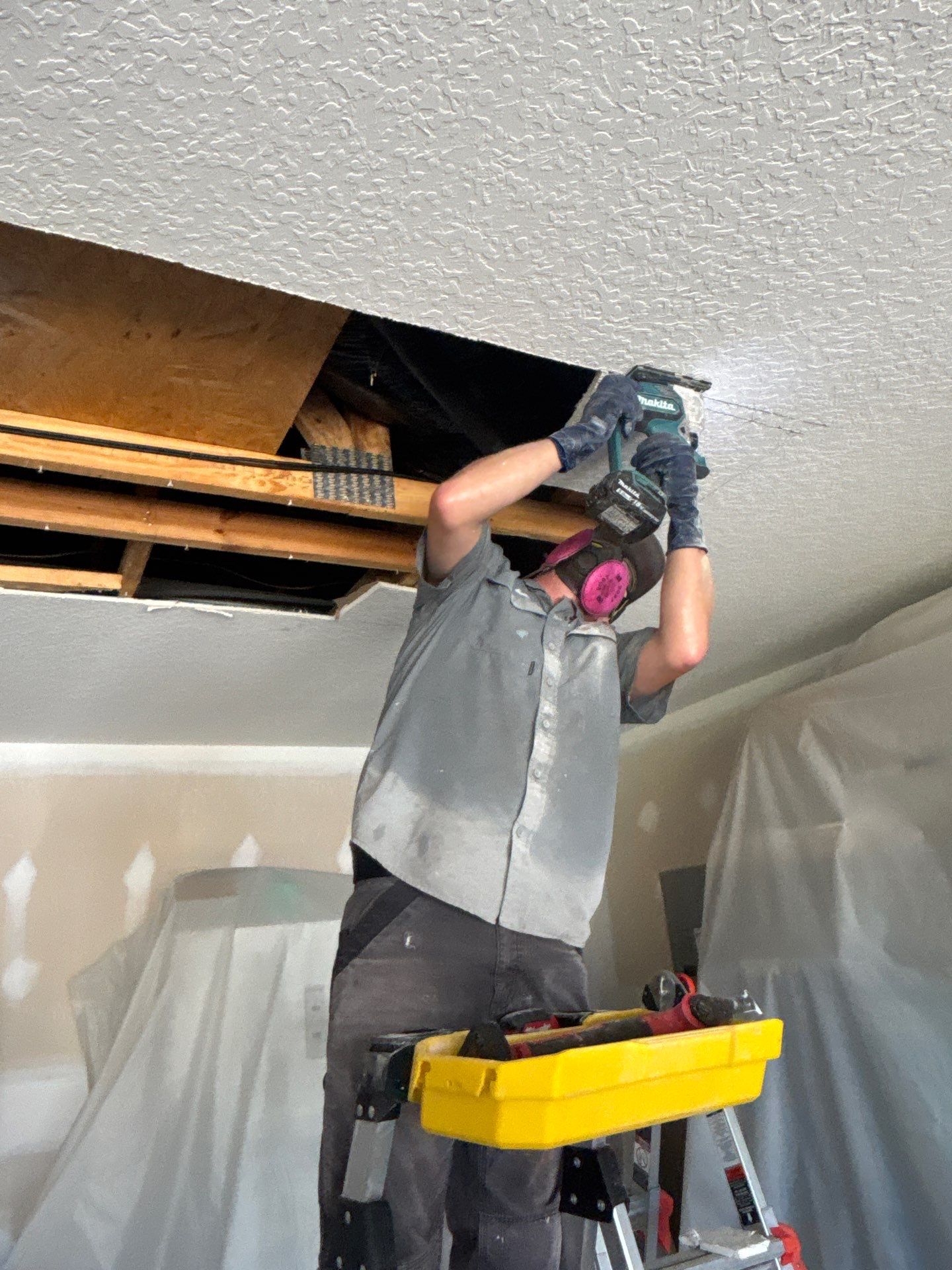 HVAC Overflow Water Damage  by Home Disaster Medics