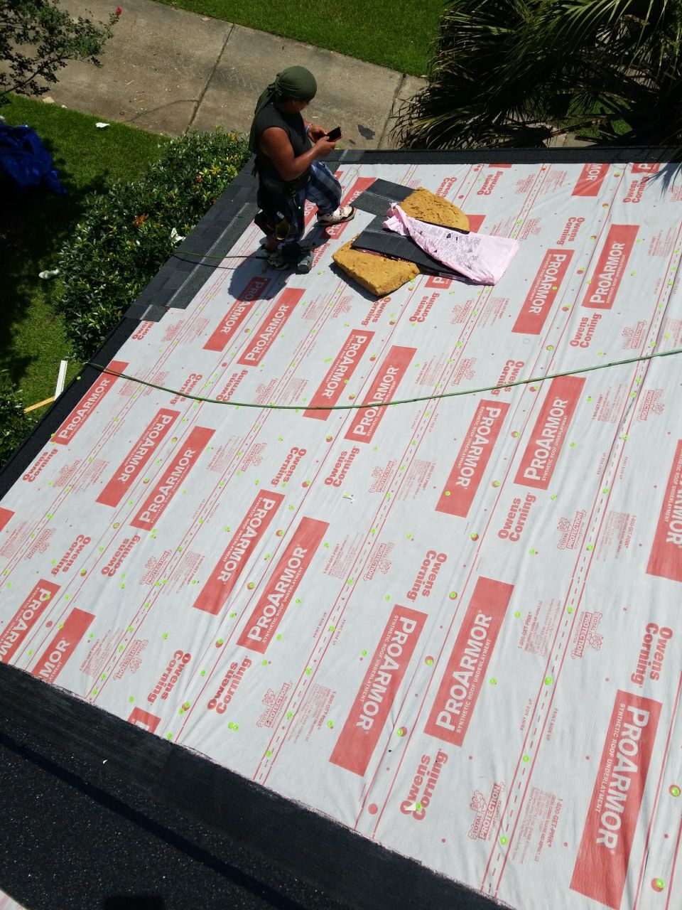 Residential Roofing Installation using Roof Replacement by American Roofing & Construction LLC