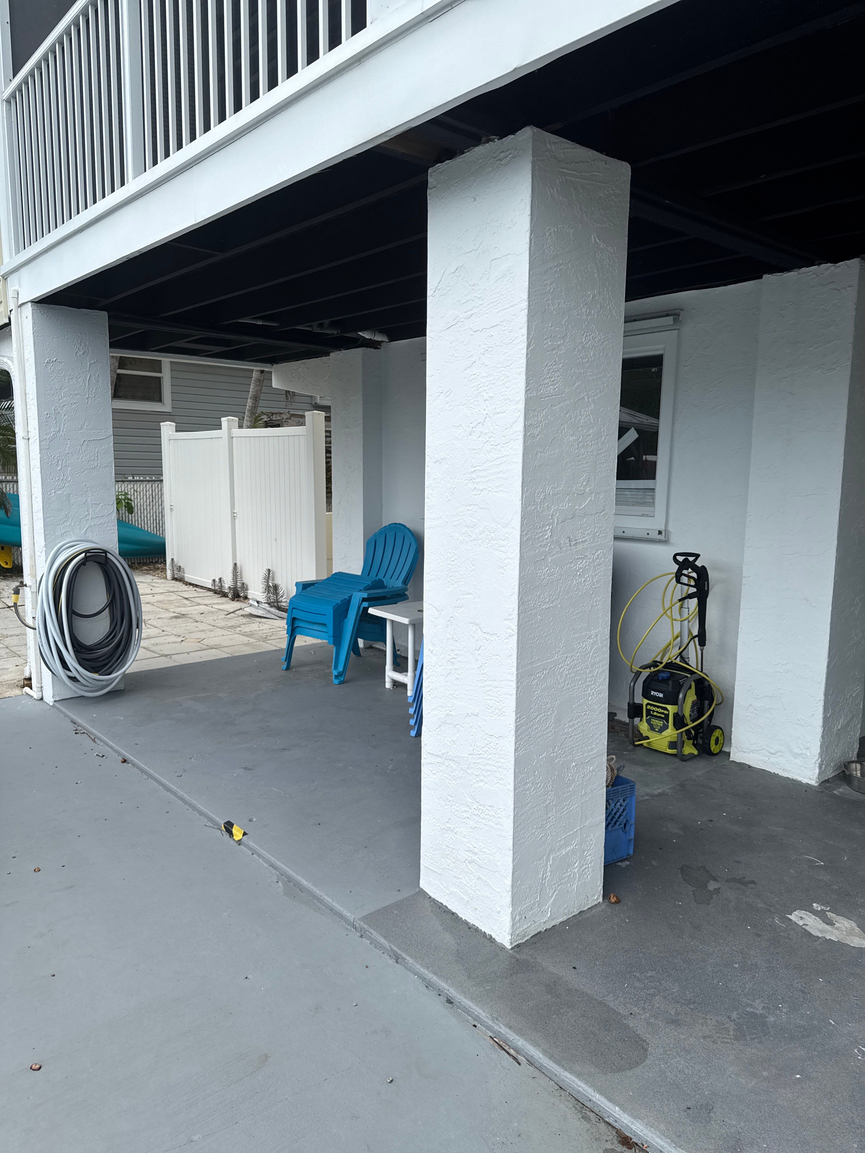 “Tidal Wave” Carport in Big Pine Key, FL by Tropical Epoxy Coatings & Creations LLC
