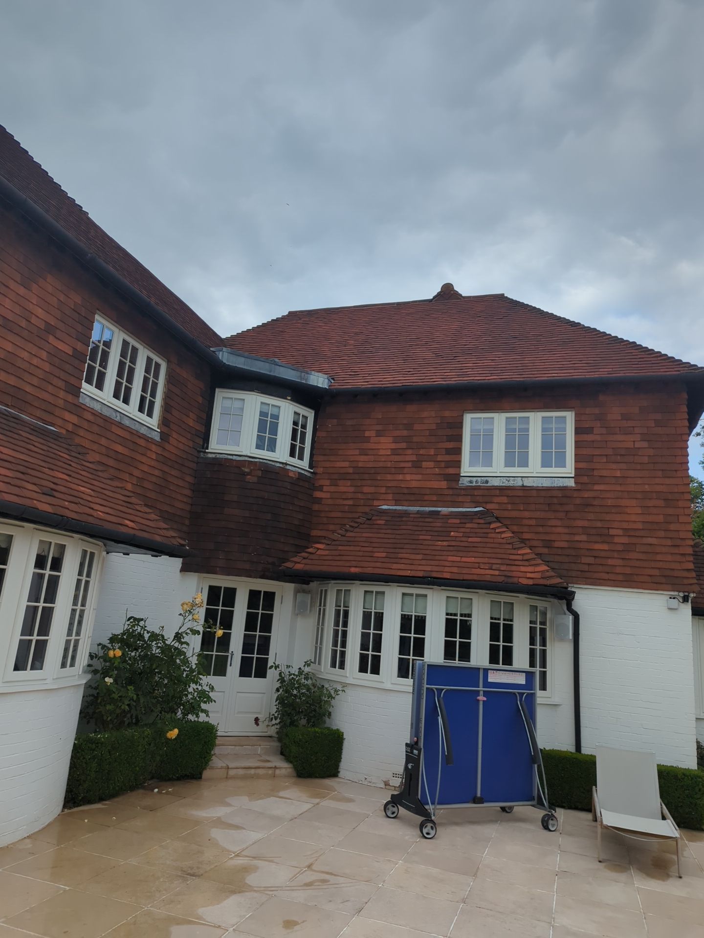 Roof Clean - Biocide Treatment using Honda 15lpm Low Pressure Washing Machine by Ges Exterior Cleaning ltd