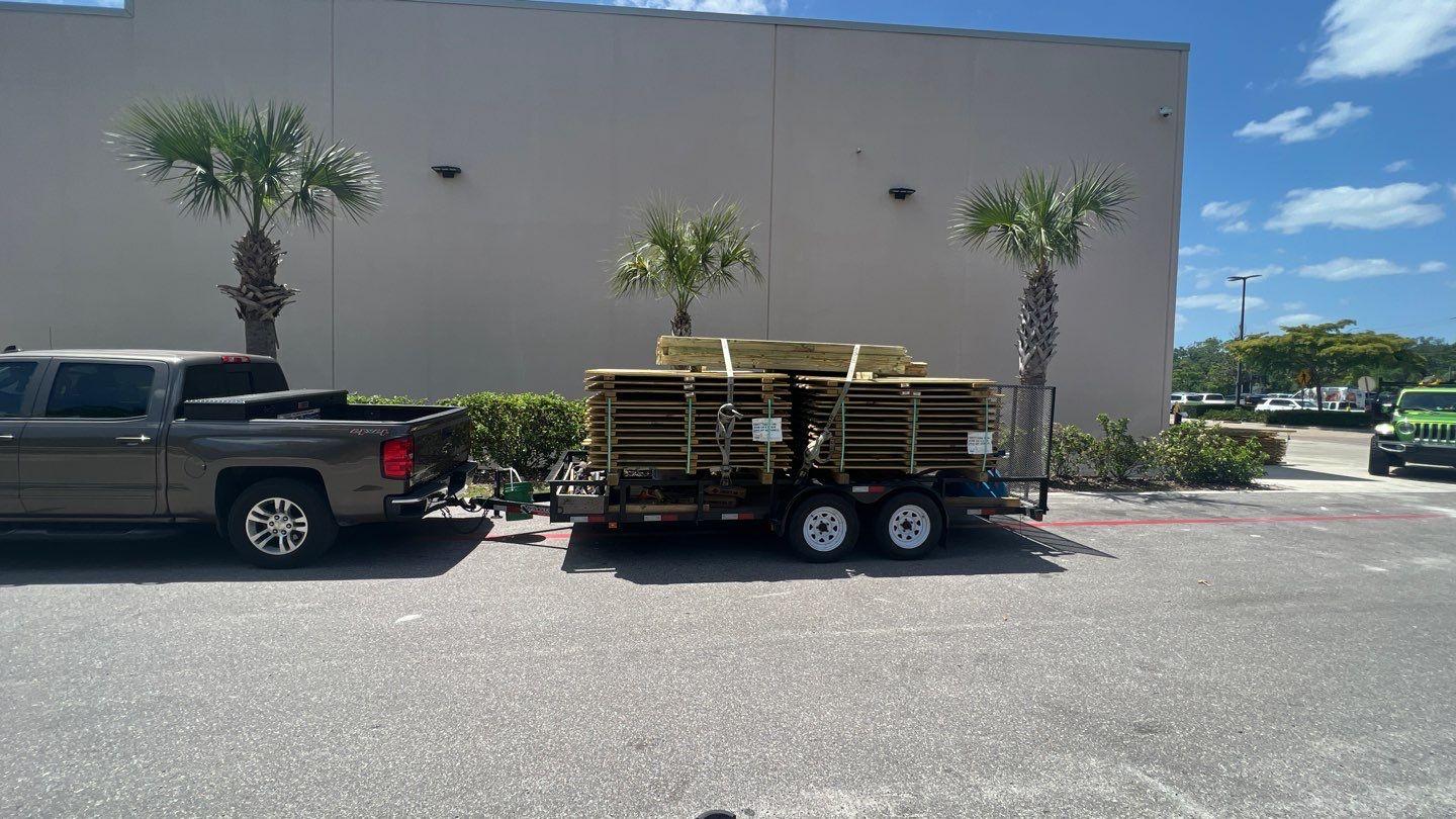 Sarasota, FL 6ft. Tall Treated Board on Board Privacy Fence  by Asap fence and gates, LLC