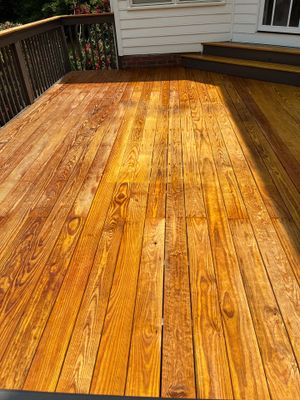 Deck using Wood Sealant