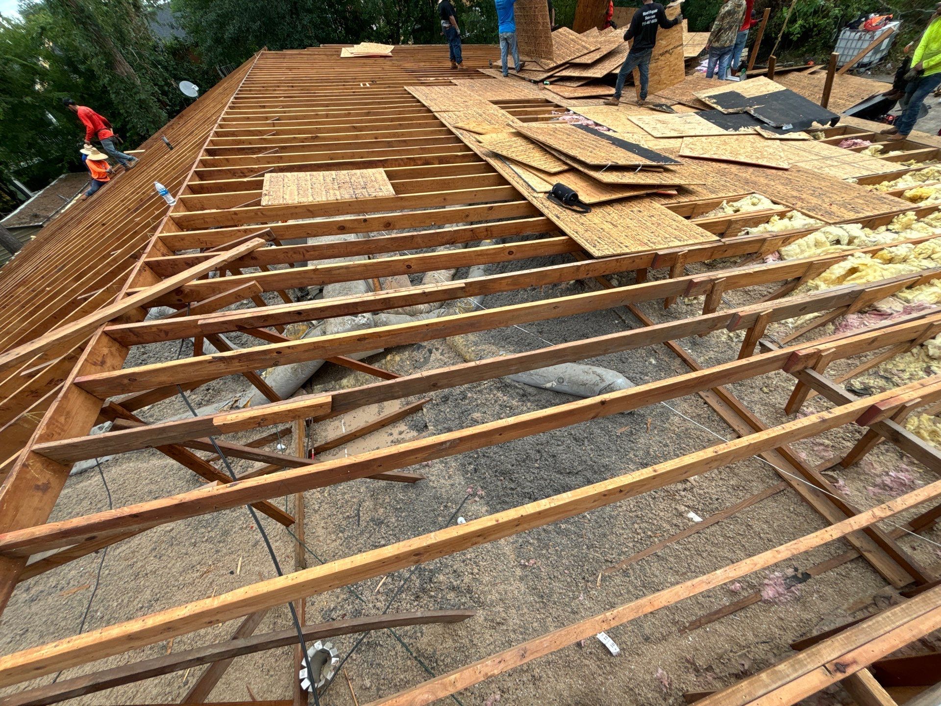 Residential Roofing Installation using Owen's Corning Duration (Lifetime) Shingles by Roof Repair Company