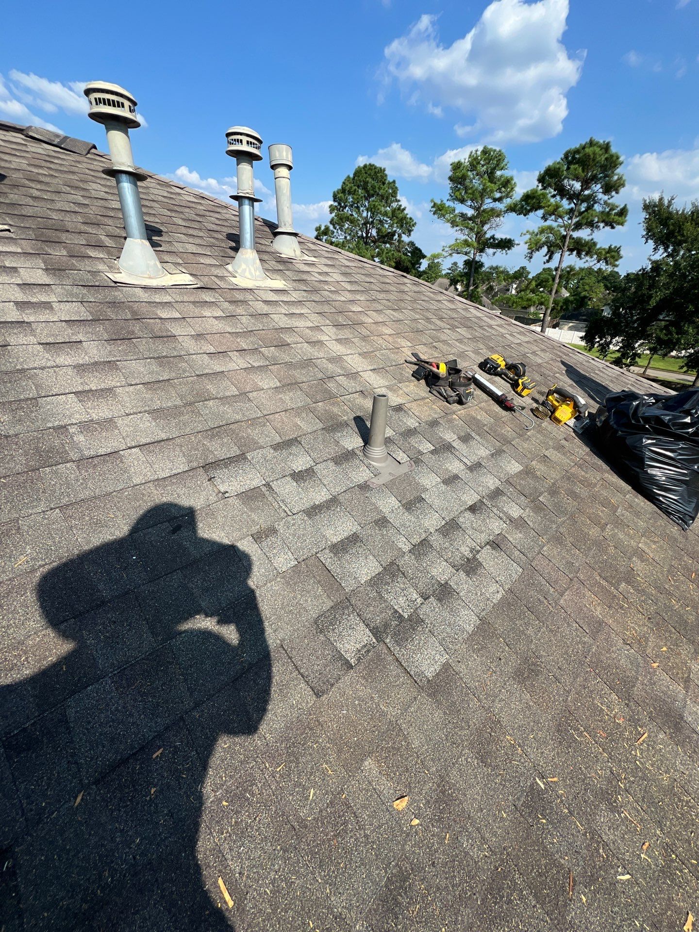 Hail Damage using Owen's Corning Duration (Lifetime) Shingles by Roof Repair Company