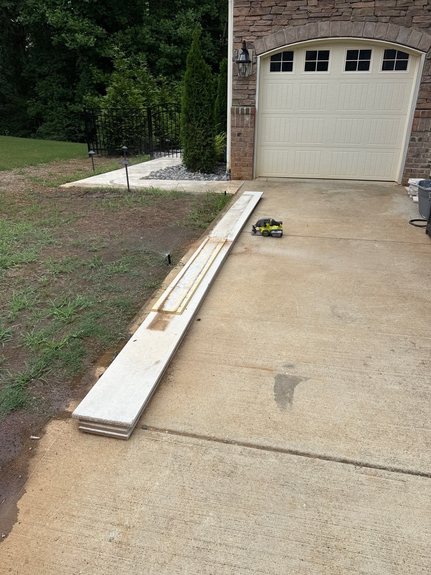 Job site clean up in Indian Land by Badger Hauling