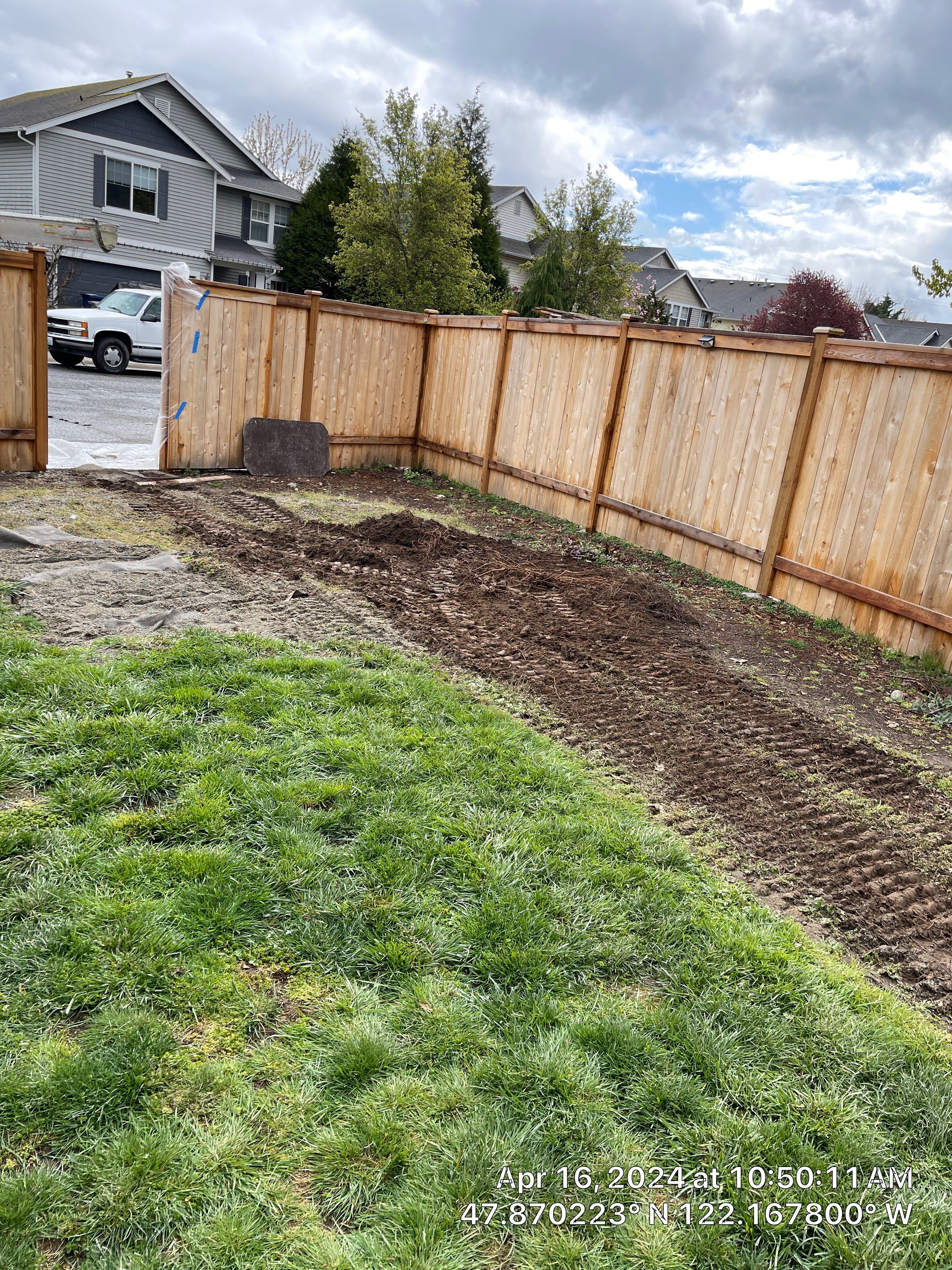 Benedict | Stamped Concrete Back Patio by Jireh Asphalt & Concrete Inc 