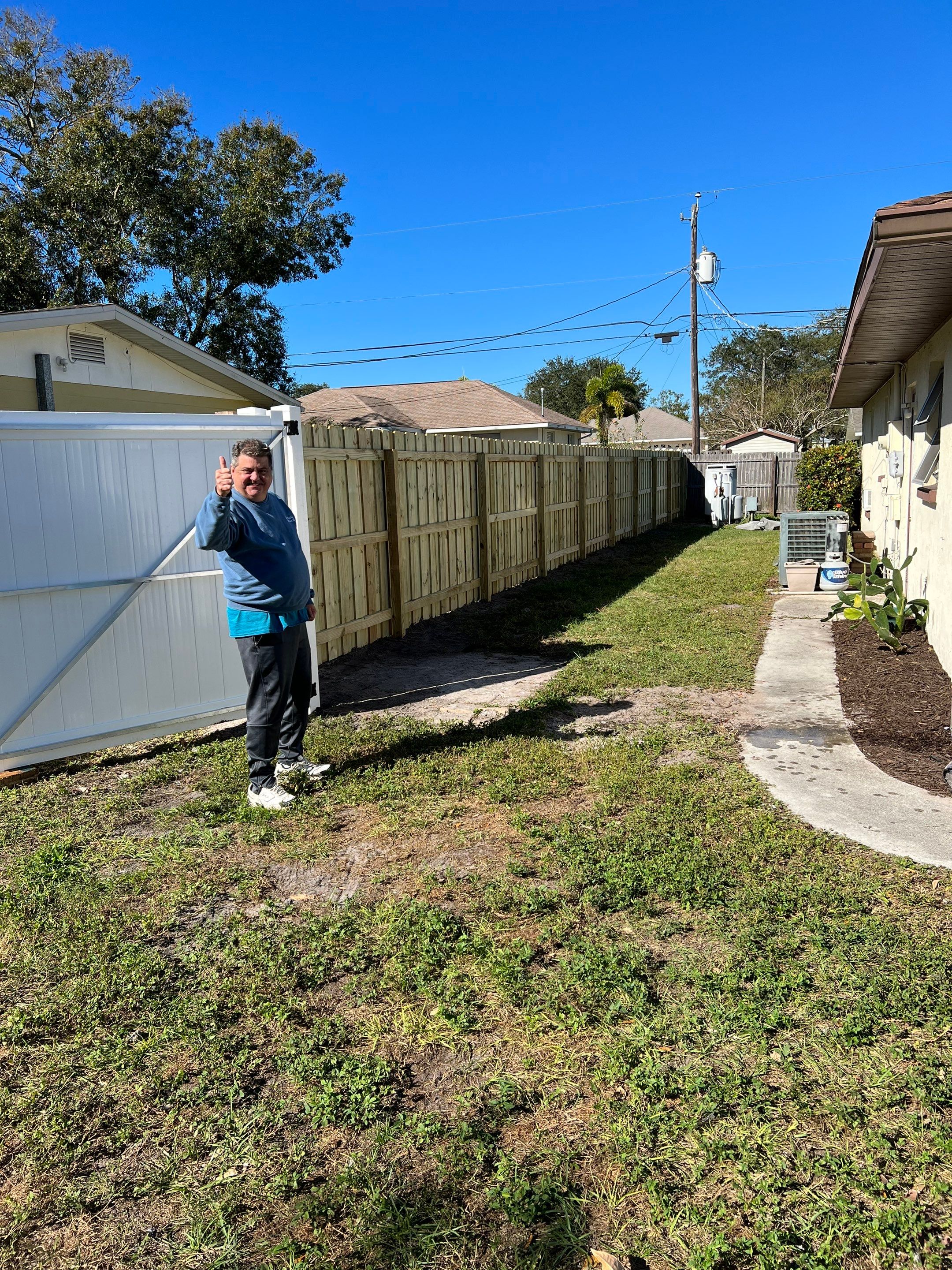 Venice FL 6 ft. Tall White Vinyl Privacy Fence  by Asap fence and gates, LLC