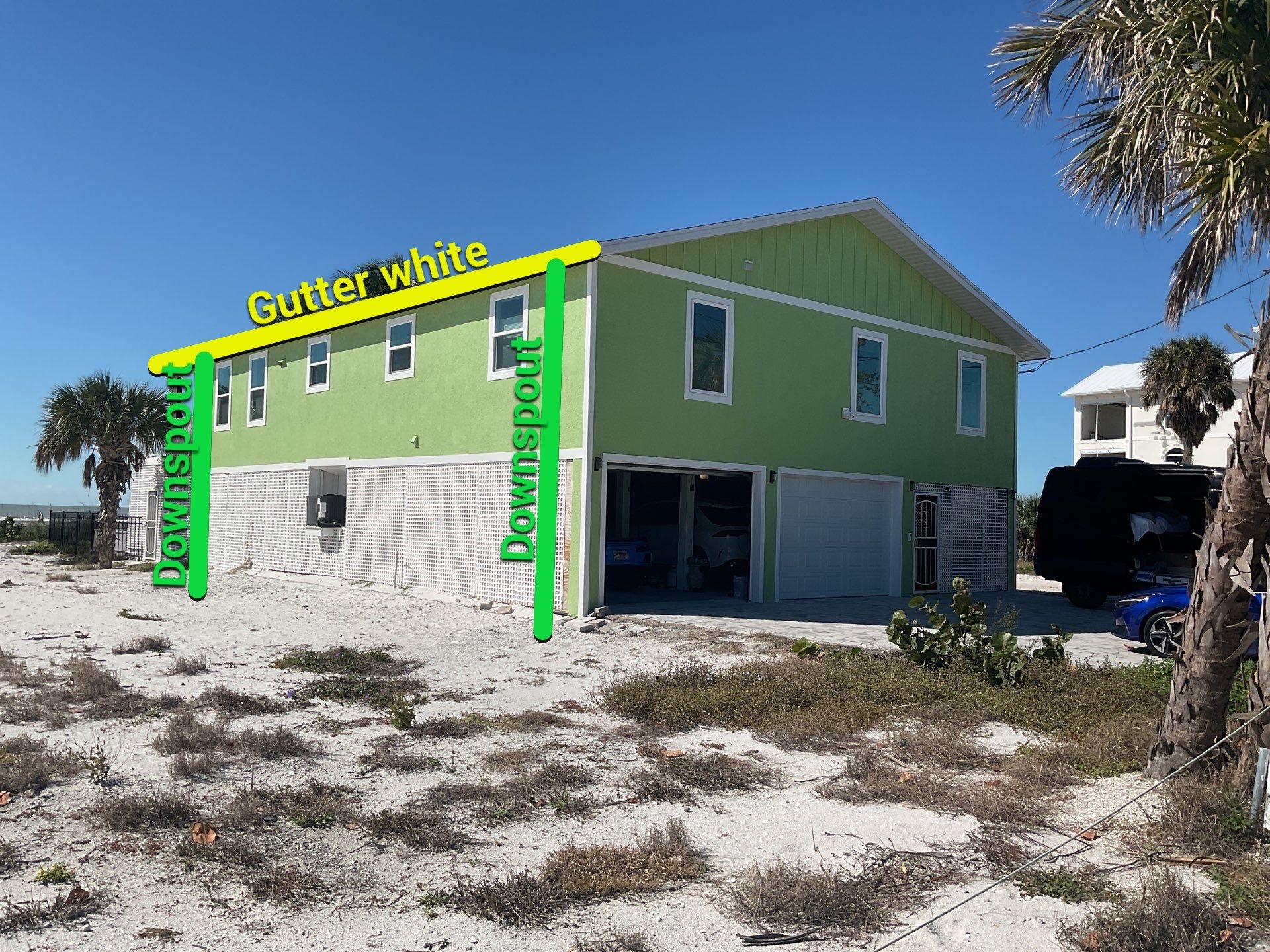 Splash Guard System Installed in Fort Myers FL by Gutter Professor by Gutter Professors