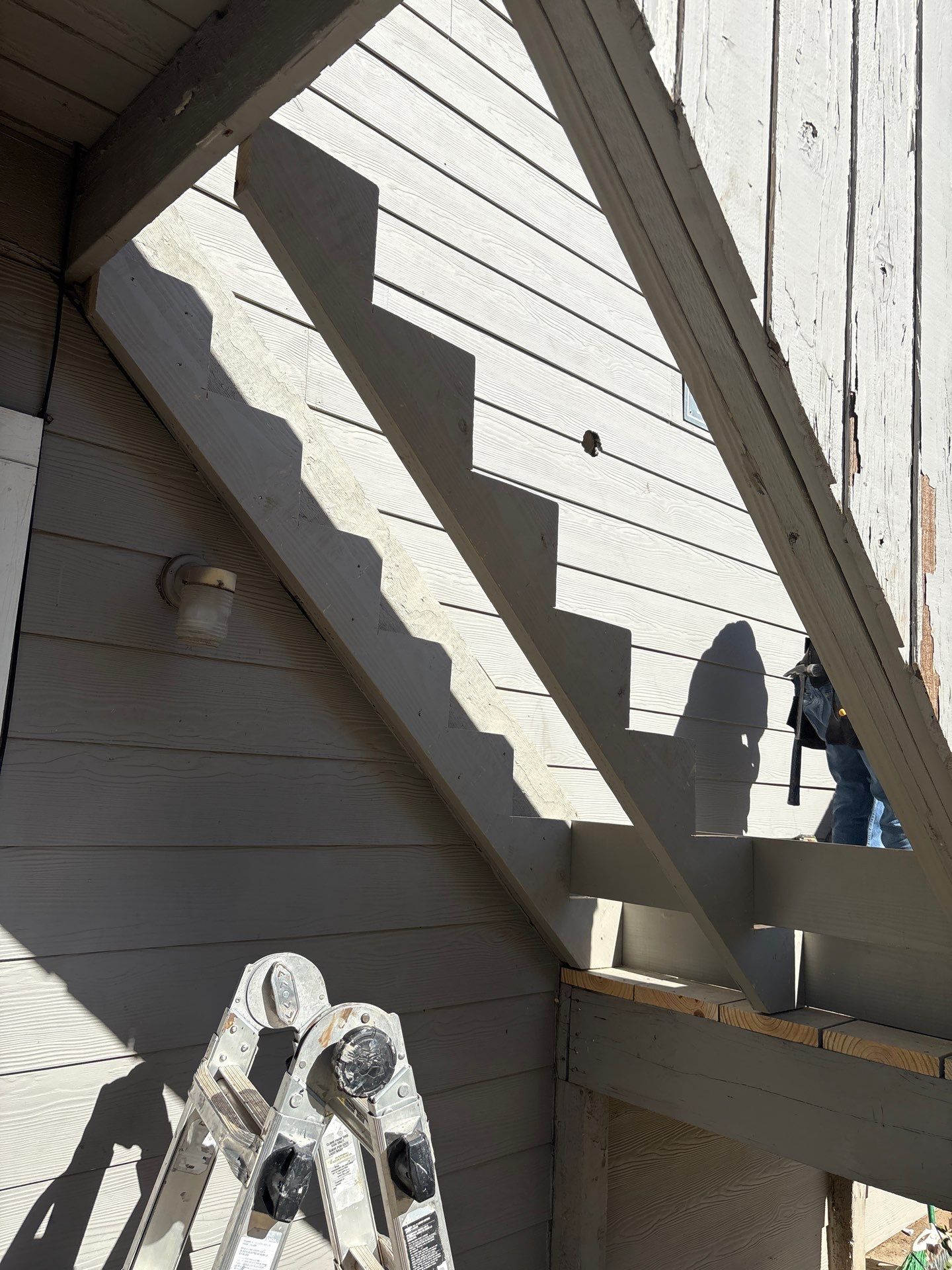 Stair Restoration Project in Tulsa by Decor Roofing & Restoration