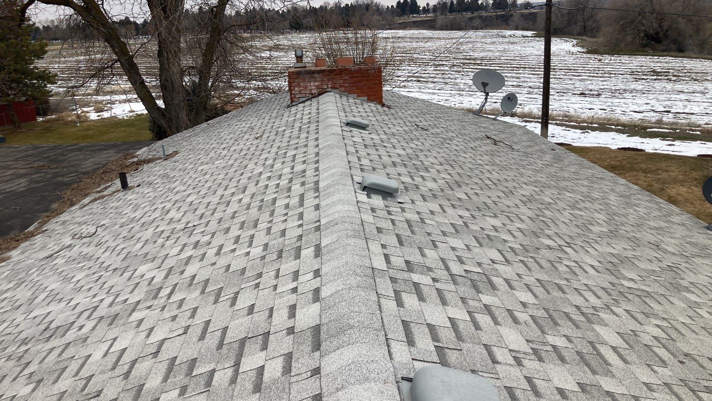 Low pitched Residential Roofing Installation using Owens Corning Oakridge by ID Roofing LLC