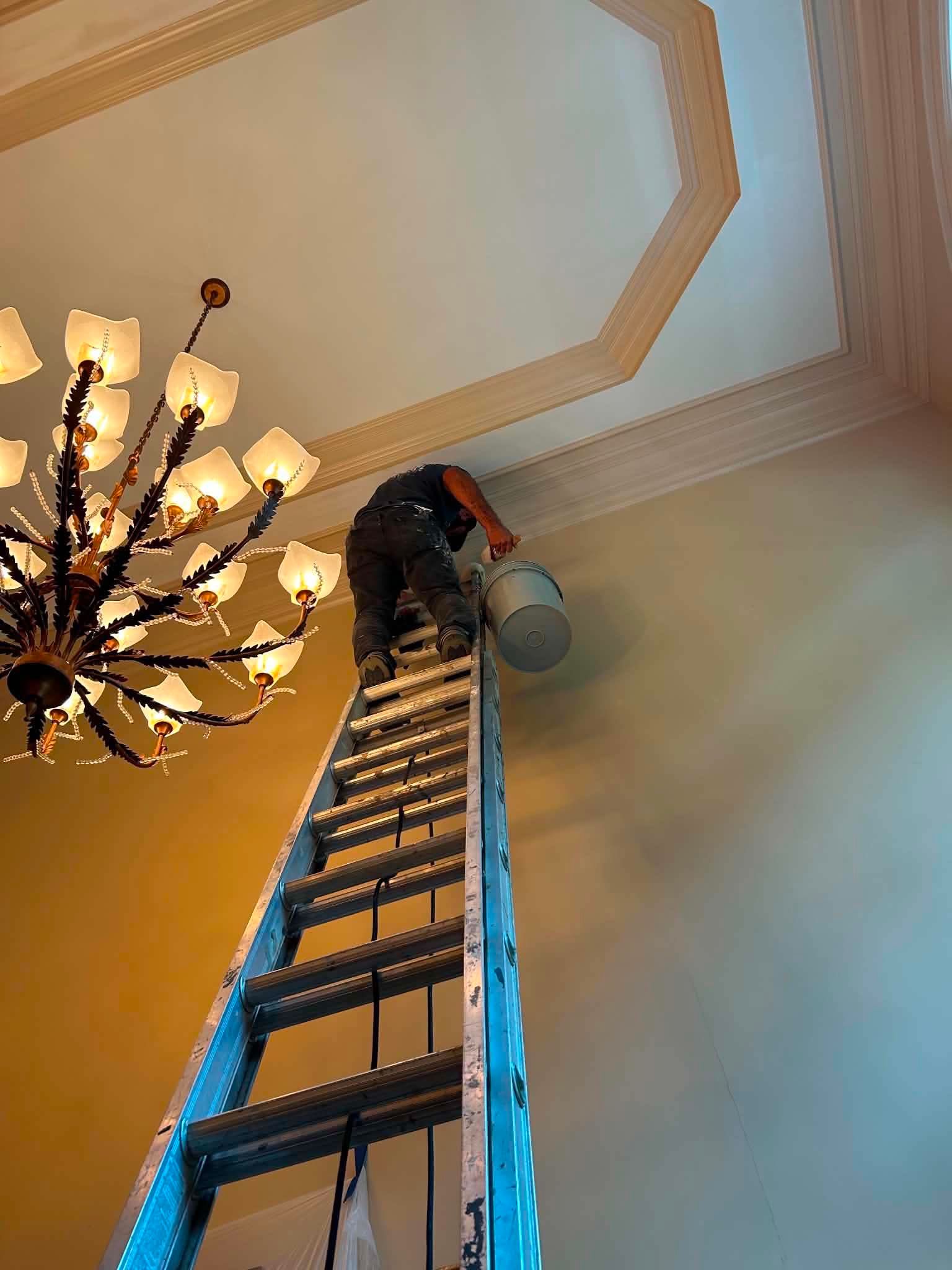 Interior Ceiling Painting & Drywall Repairs by PGP Surface Solutions, LLC