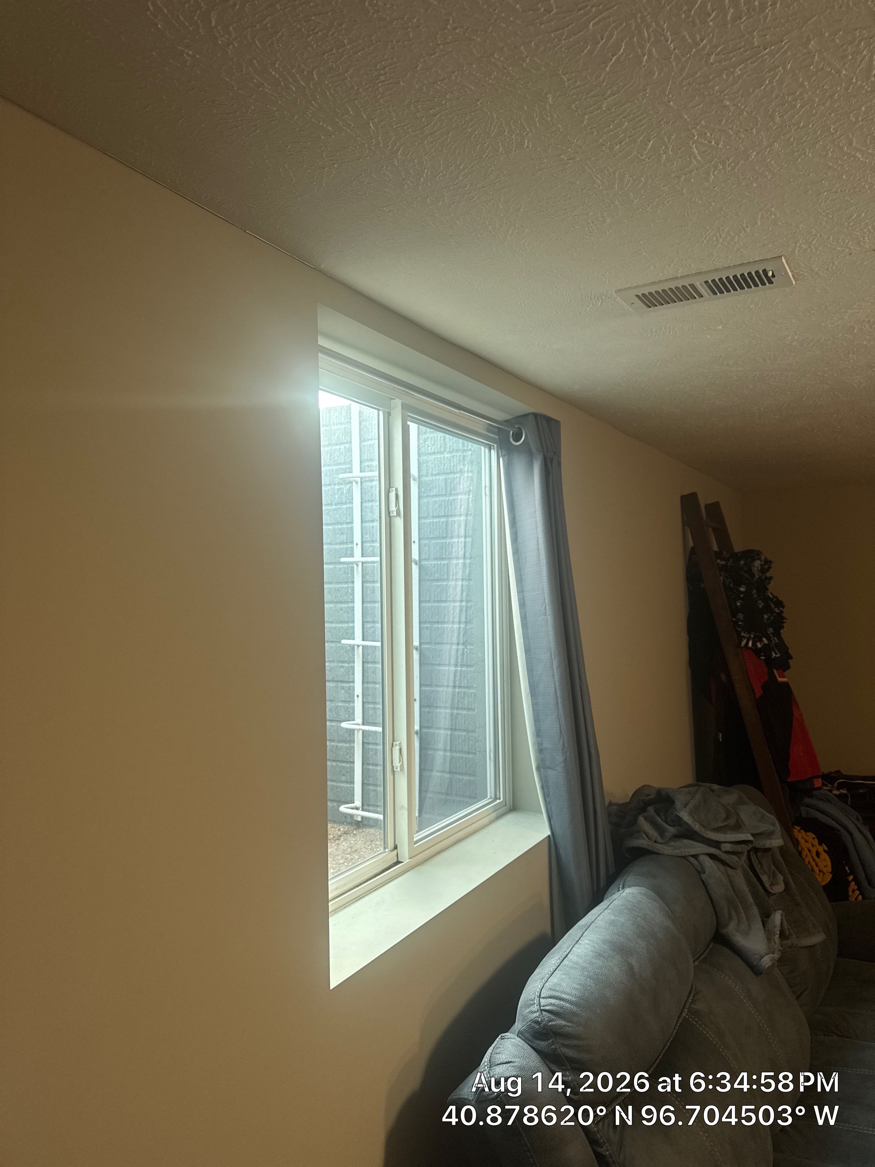 Basement Egress Window and Safety Ladder Installation in Lincoln by CompanyCam Sales Demo