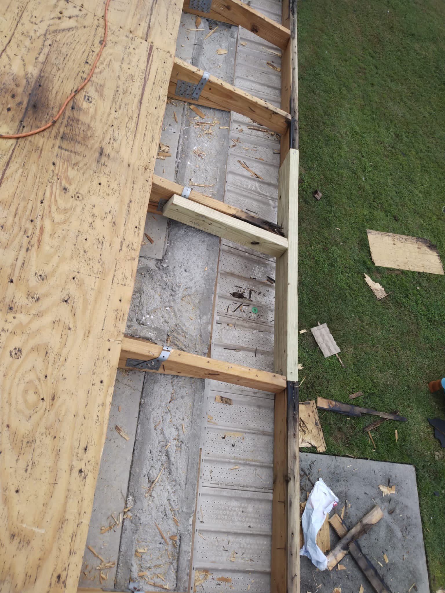 Residential Roofing Installation using GAF HDZ Shingles by Protek Roofing Heating Air & Solar