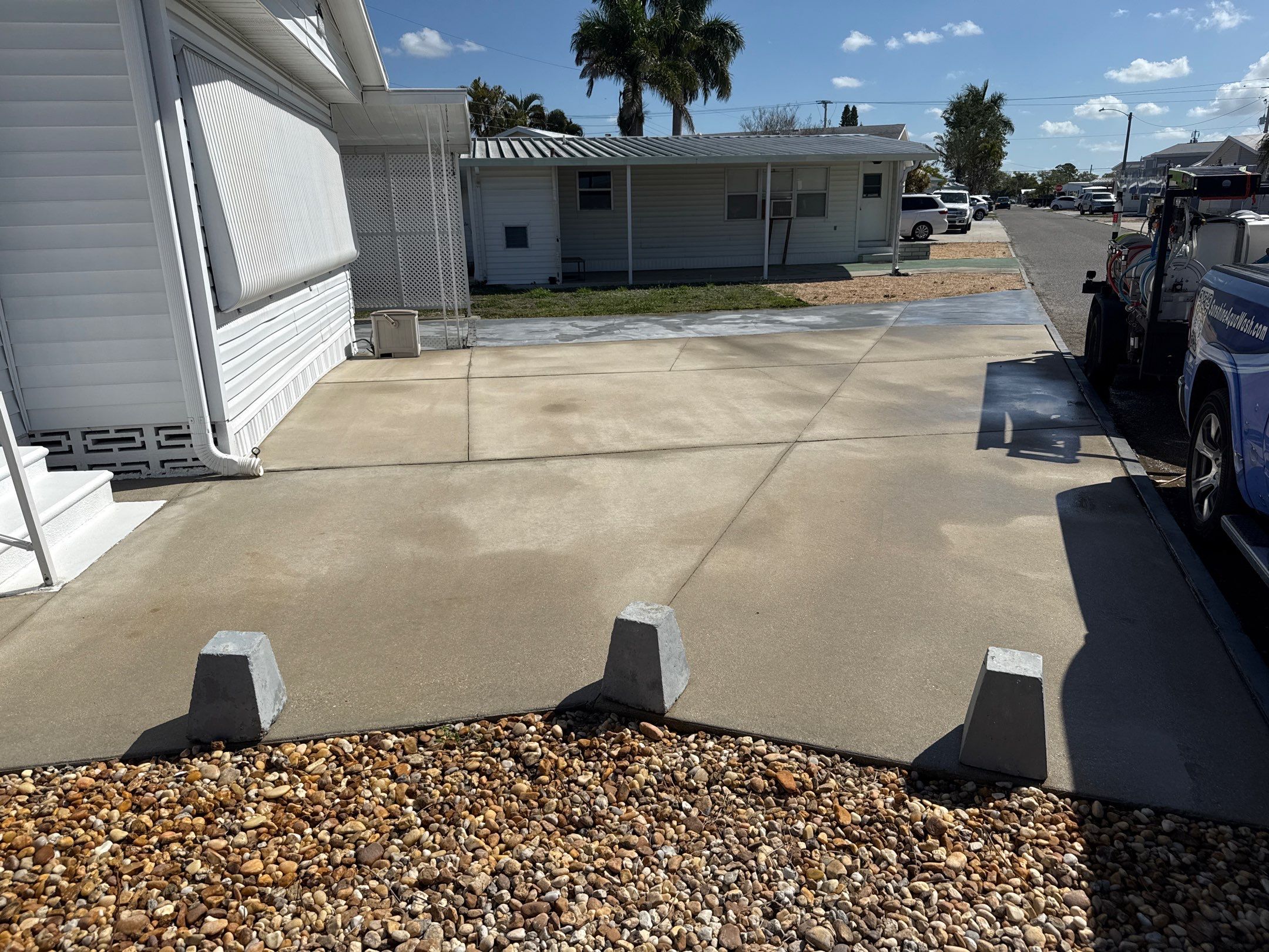 Trailer Estates Mobile Home Cleaning + Driveway & Patio Wash | Bayshore Gardens, FL by Sunshine AquaWash