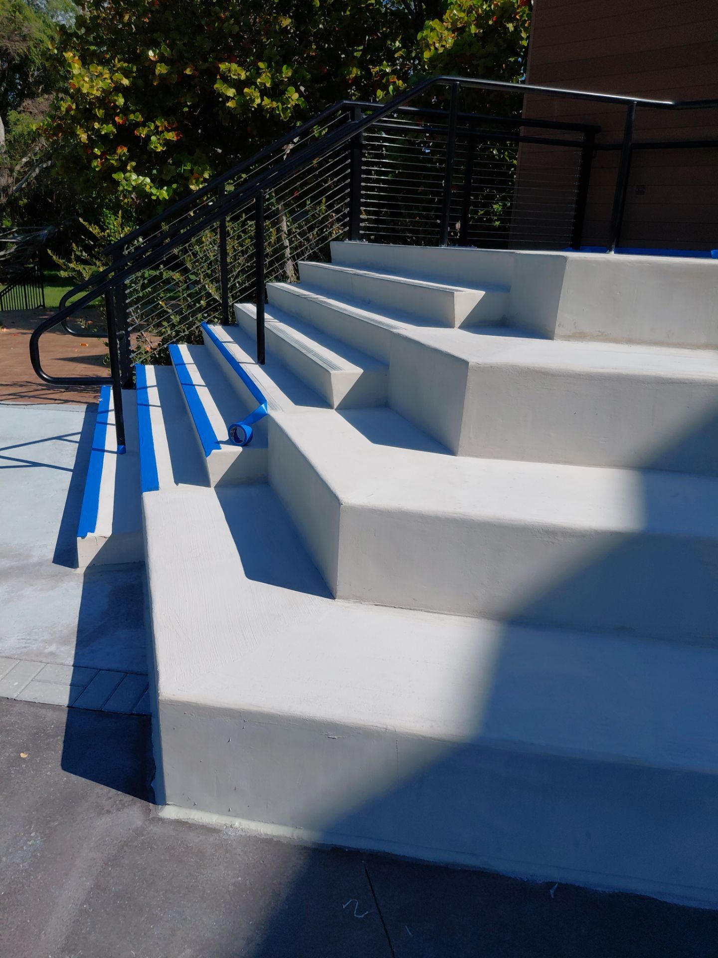 Painted Exterior Steps by Seamless Surfaces