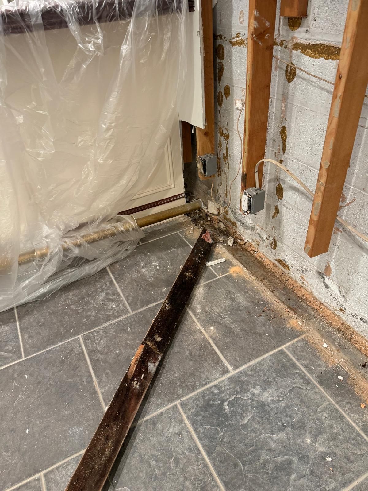 Interior French Drain Basking Ridge NJ by Pure Service Pro, LLC 