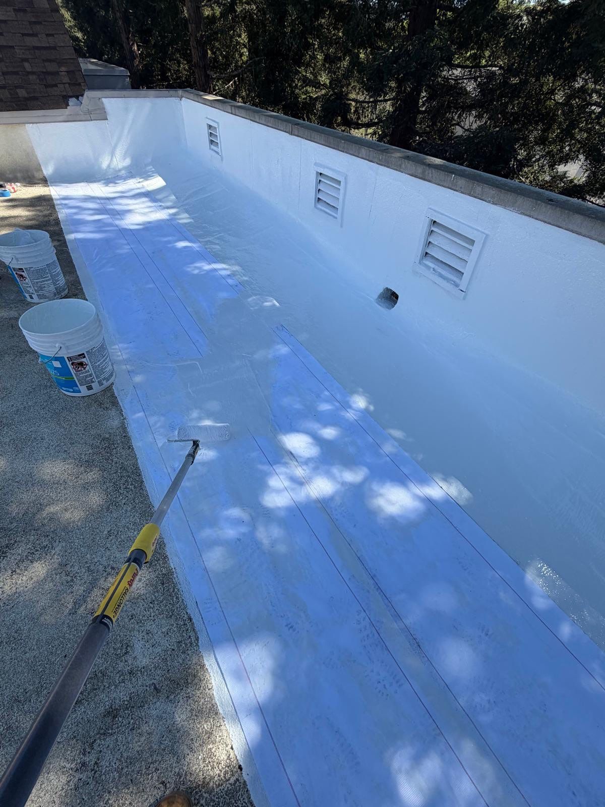 Roof Top Boiler Room and Roofing Repairs by Anza Builders, Inc. 