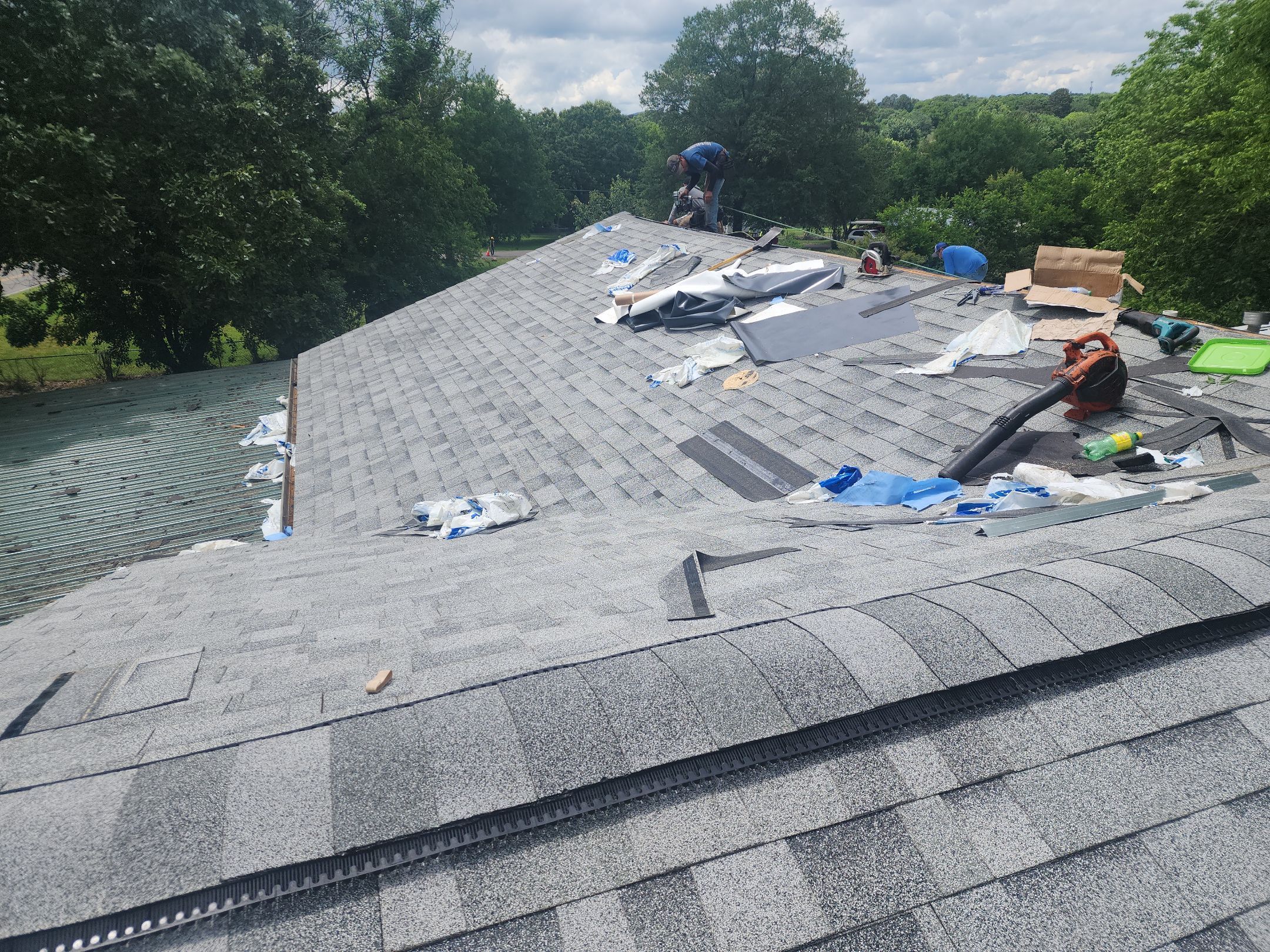 Residential Shingle Reroof using Malarkey Vista by Hostetler Roofing
