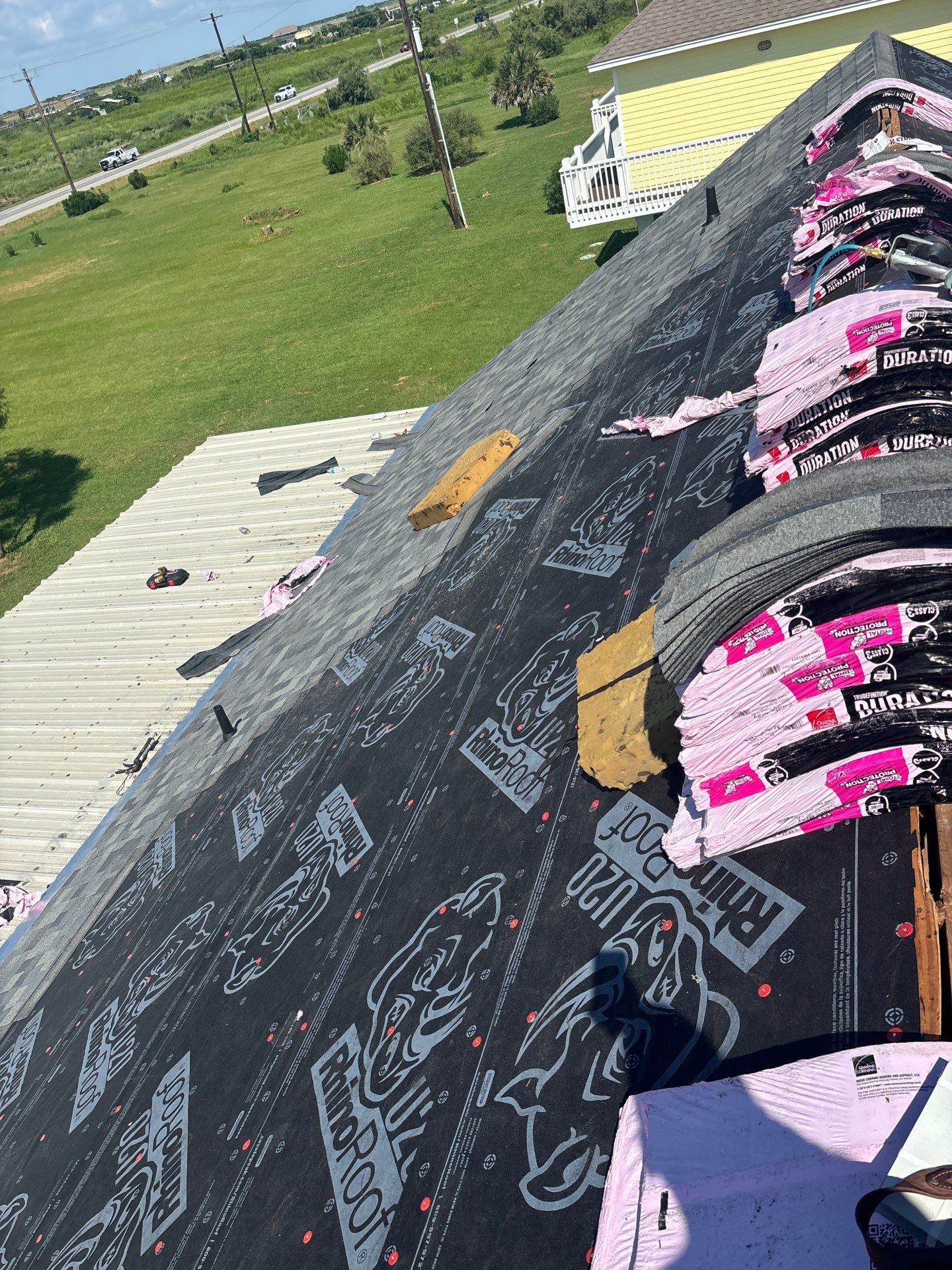Residential Roofing Repair using Owen's Corning Duration (Lifetime) Shingles by Roof Repair Company