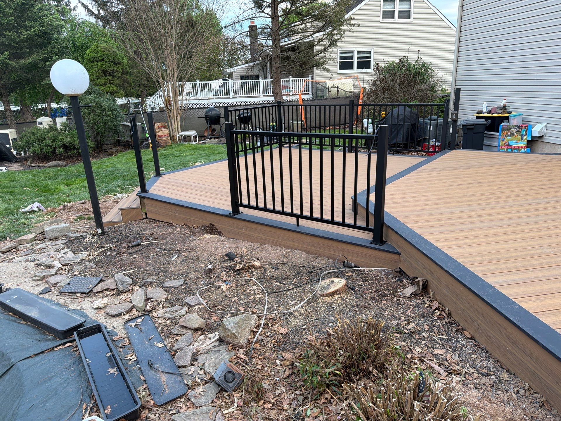 Deck Resurface In Richboro PA With Pergola by deck guardian