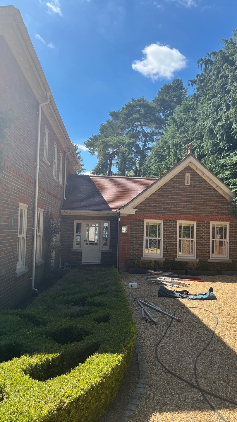 Exterior Cleaning using Honda 15lpm Low Pressure Washing Machine by Ges Exterior Cleaning ltd
