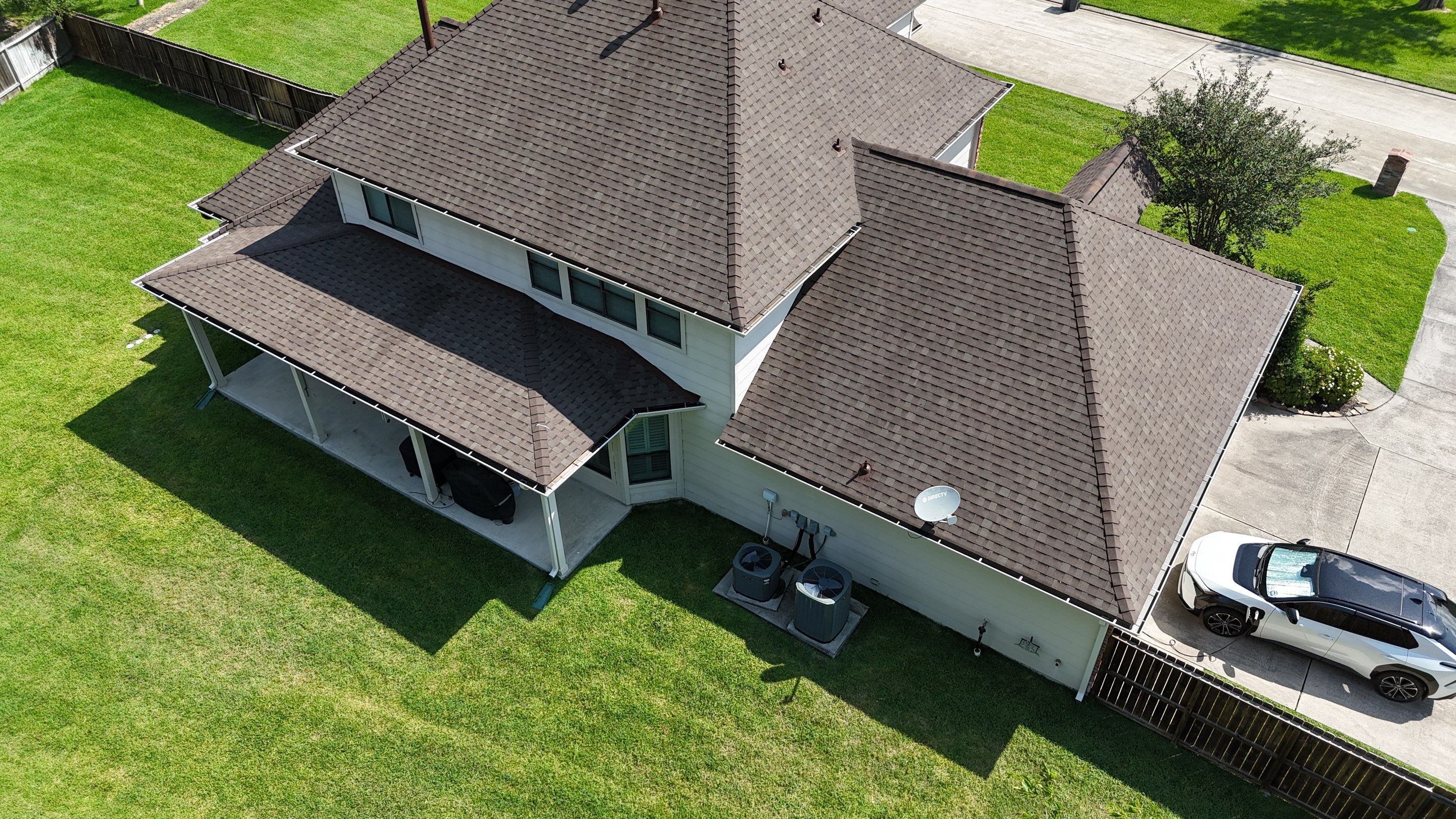 Huffman Roof Installation using Atlas Pinnacle Pristine by Modern BYLT Roofing & Construction