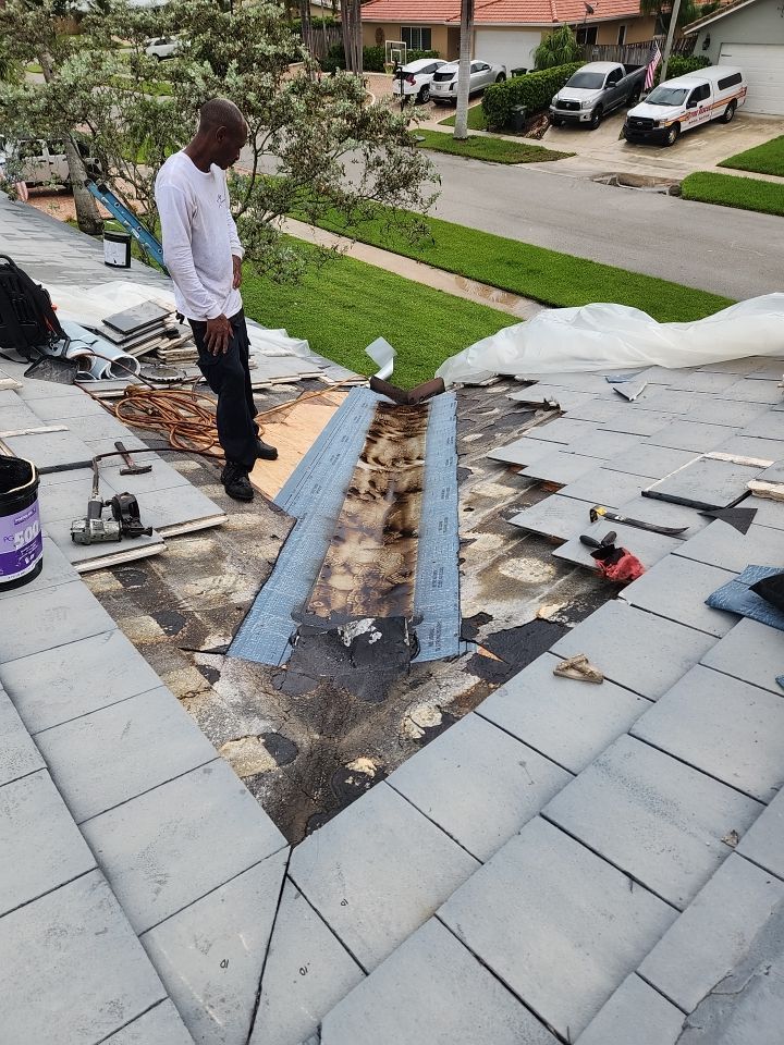 Concrete Tile Roof Repair using Concrete Roof Tile by Aastro Roofing