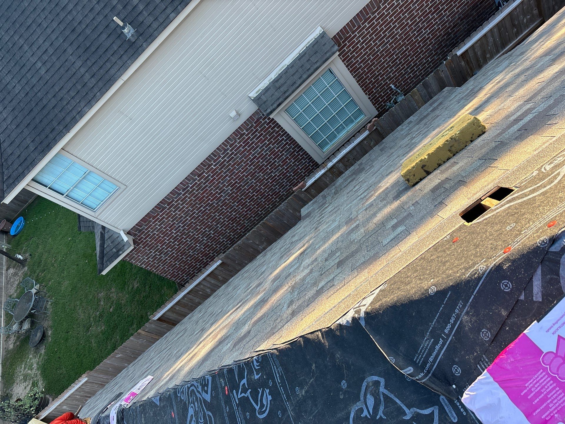 Residential Roofing Installation using Owen's Corning Duration (Lifetime) Shingles by Roof Repair Company