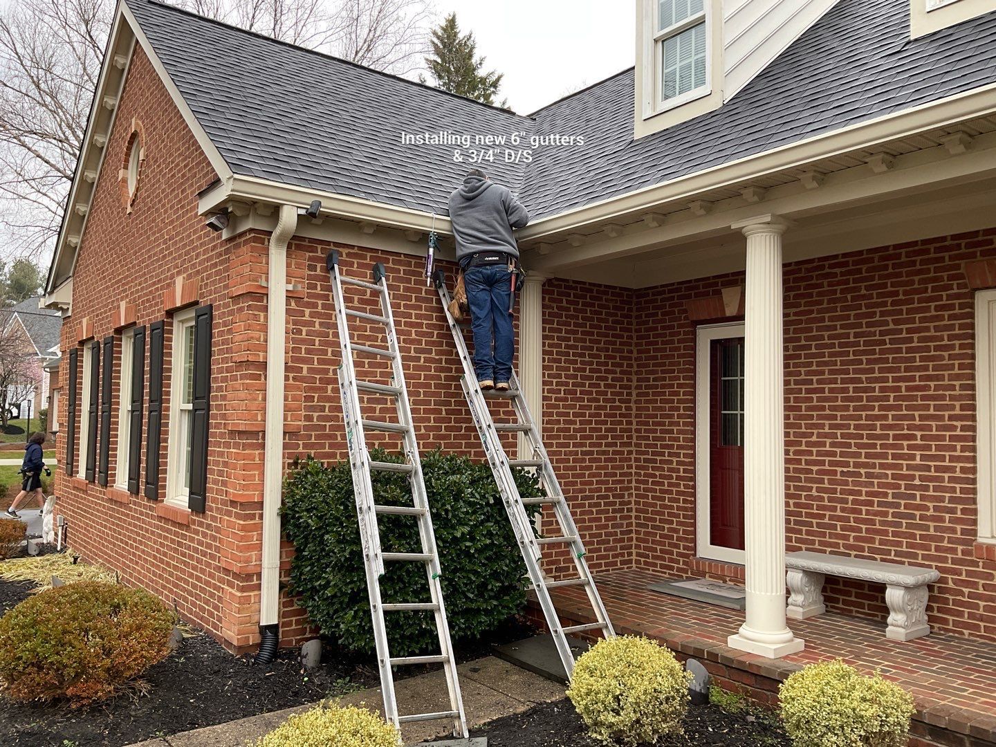 New Roof Installation & New Gutters and downspouts  by Alpha Design Services