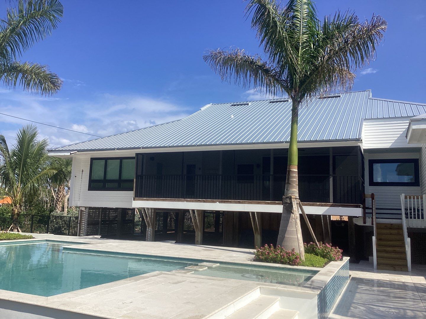 Seamless Gutters for Beachfront Homes in Sanibel FL by Gutter Professors