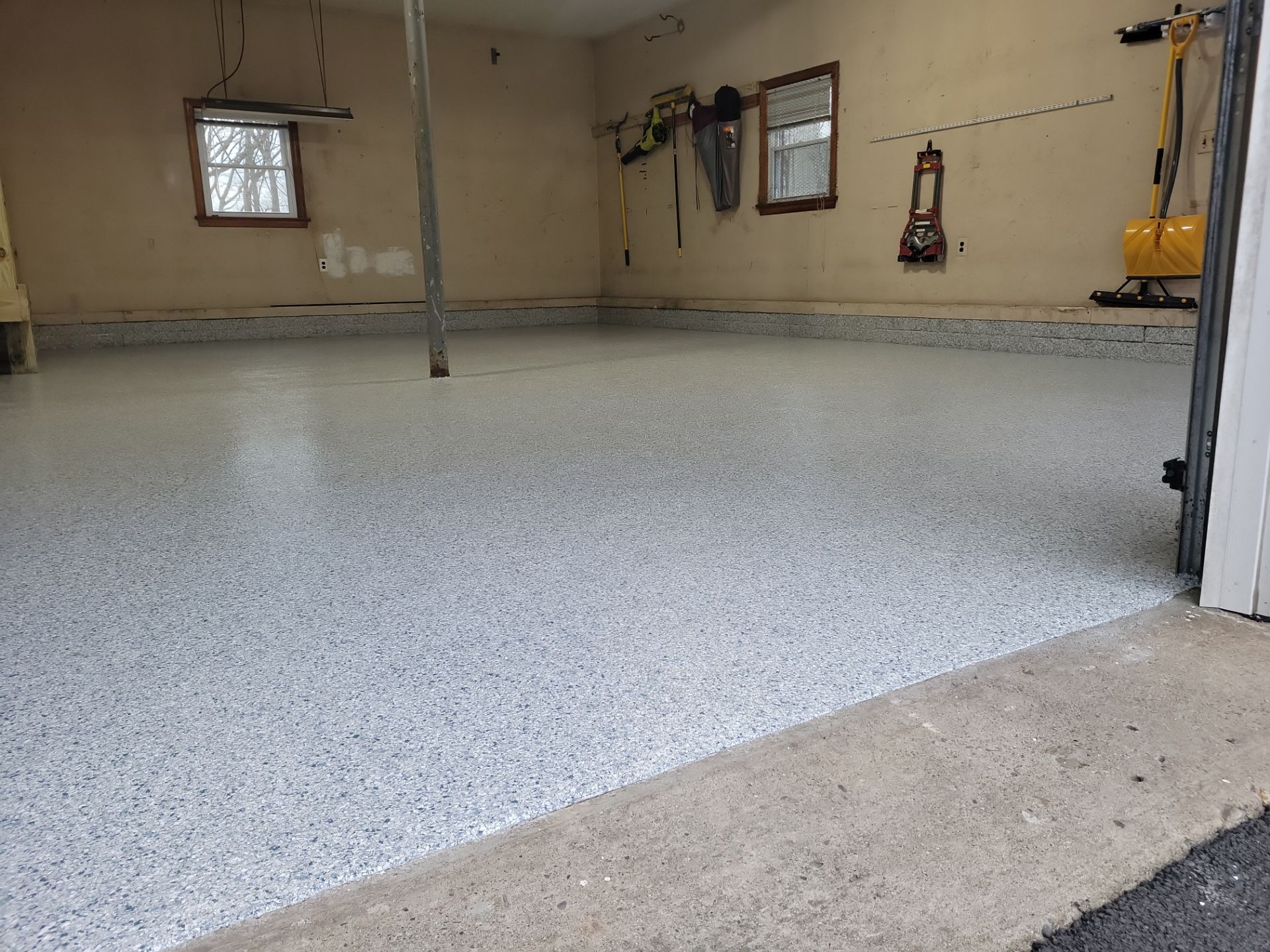 Garage Floor Coated by Spectrum Painting, LLC