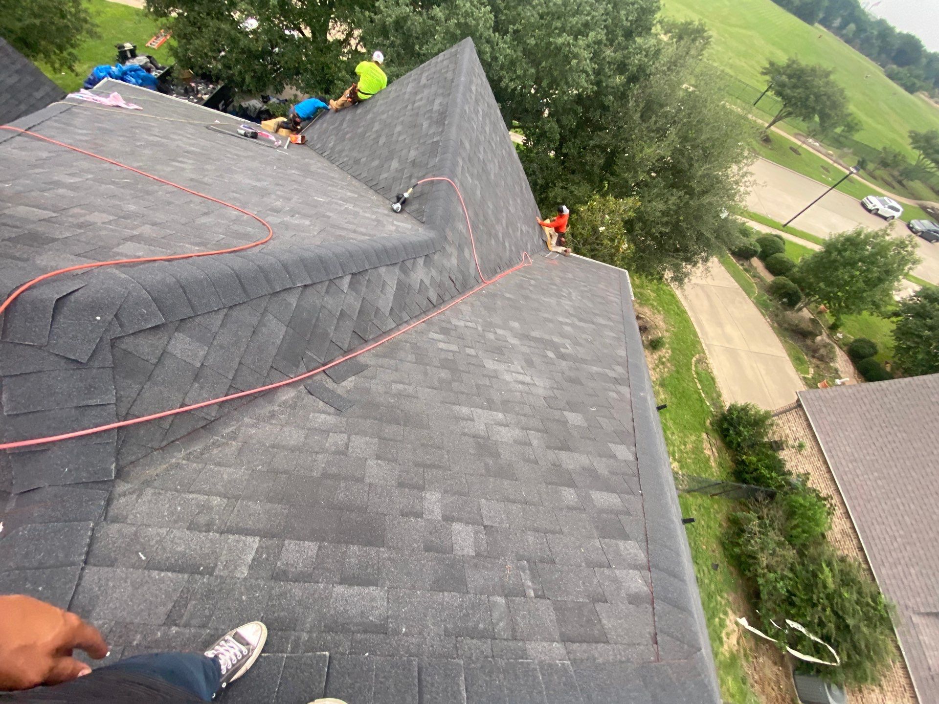 Residential Roofing Installation using Owen's Corning Duration (Lifetime) Shingles by Roof Repair Company